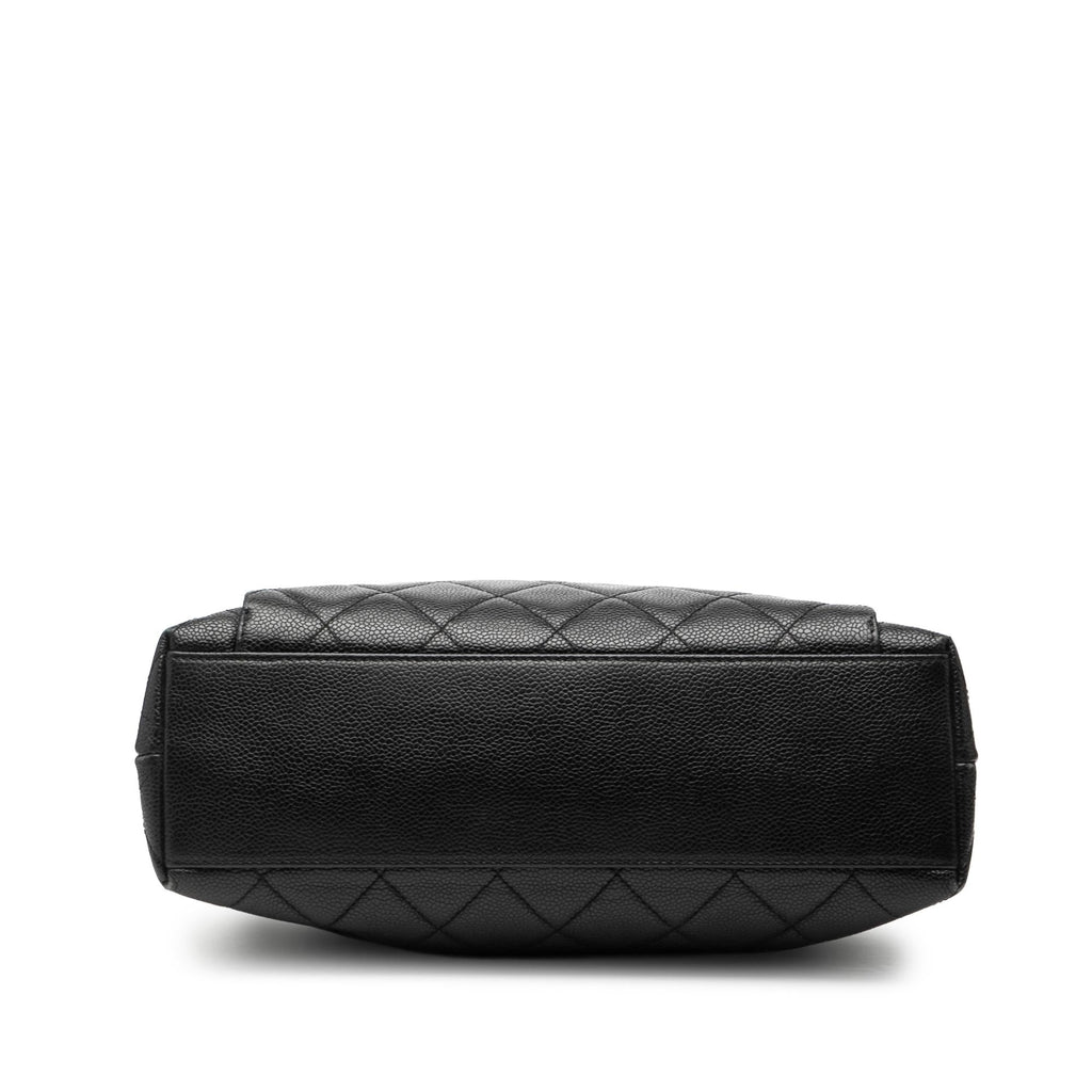 Chanel CC Caviar Front Pocket Shoulder Bag