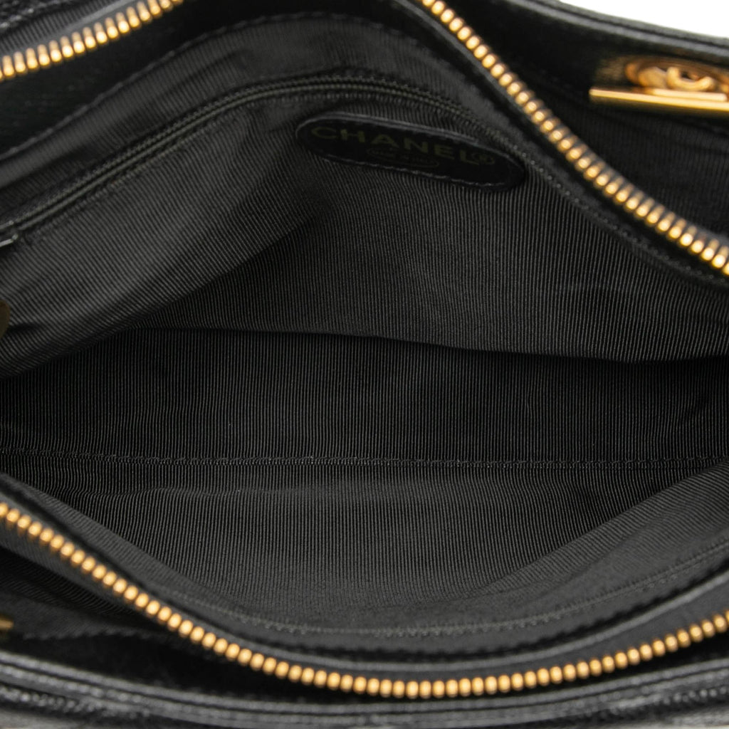 Chanel CC Caviar Front Pocket Shoulder Bag