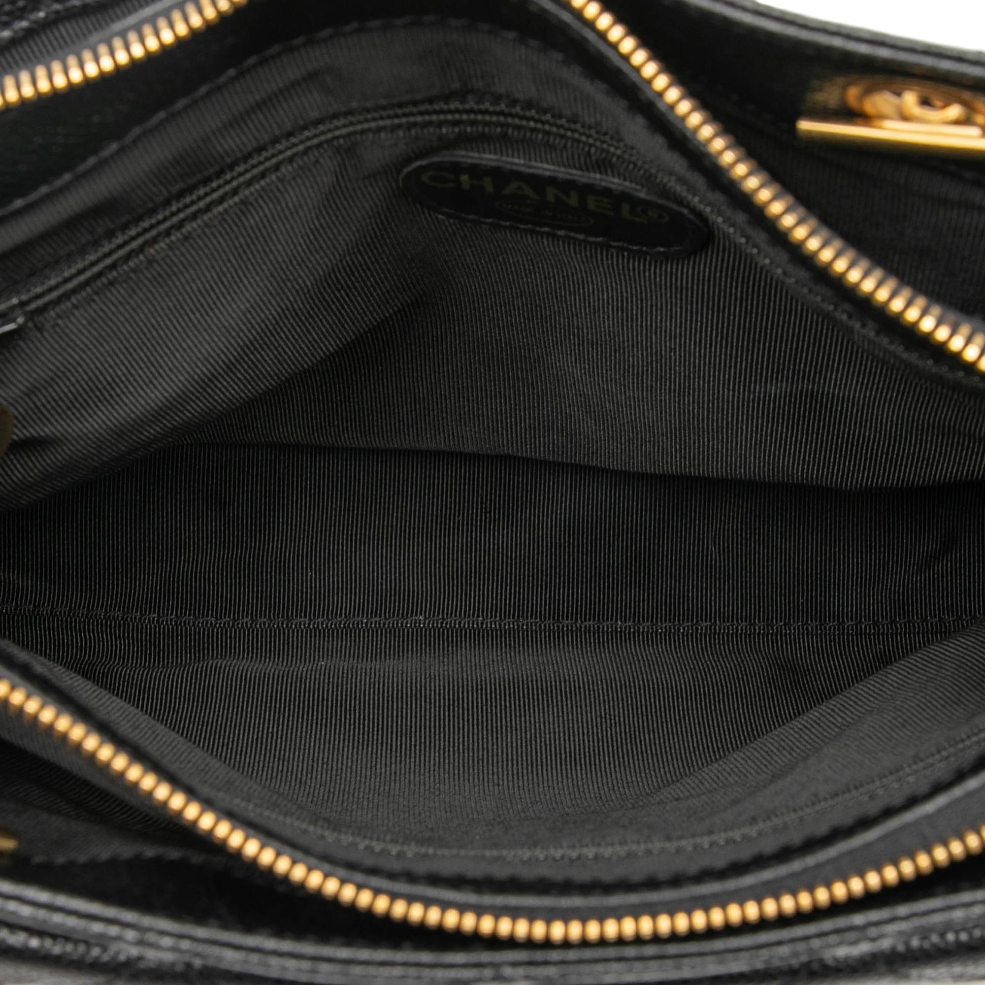 Chanel CC Caviar Front Pocket Shoulder Bag