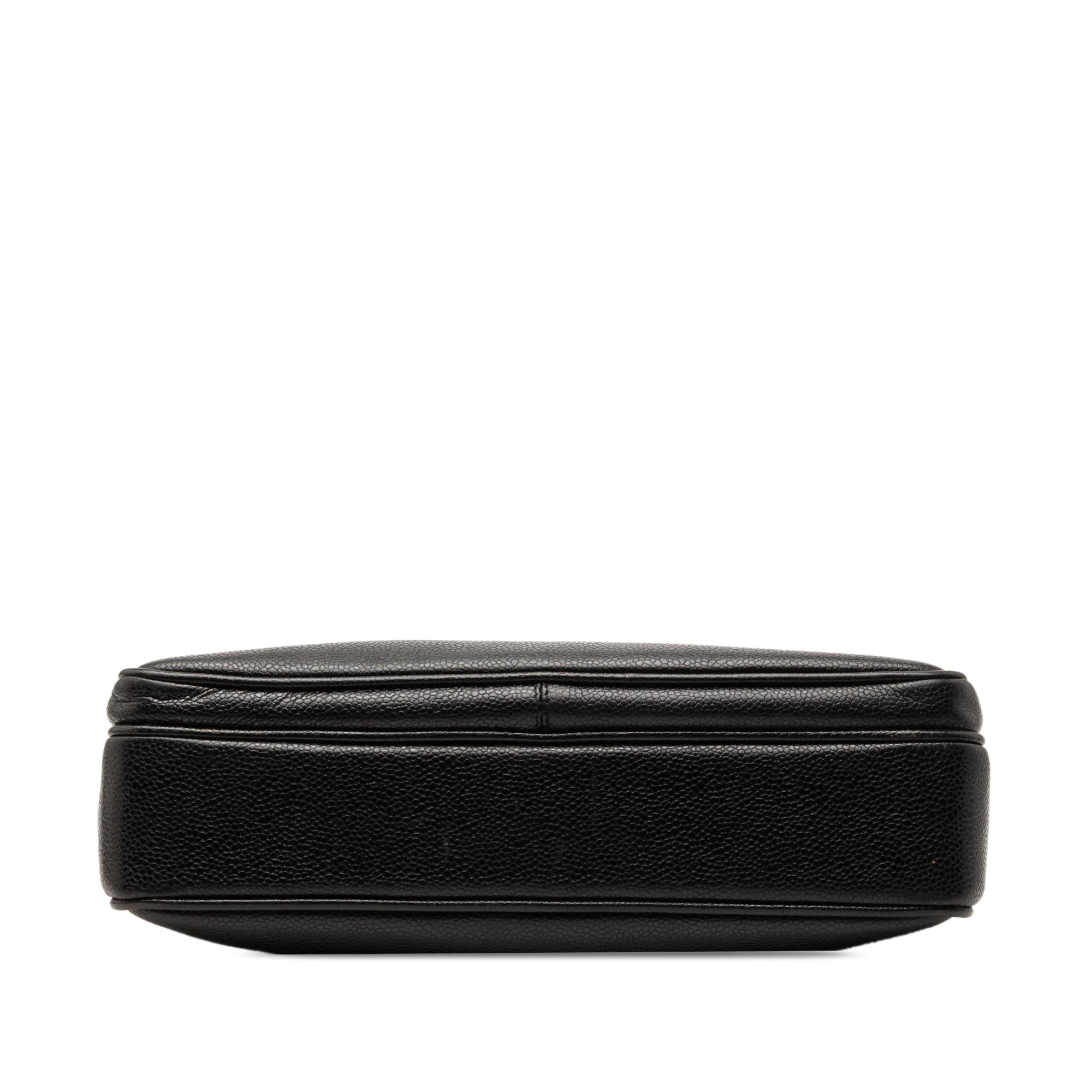 Chanel CC Caviar Front Pocket Shoulder Bag