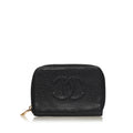 Chanel CC Caviar Leather Coin Pouch (SHG-34259)