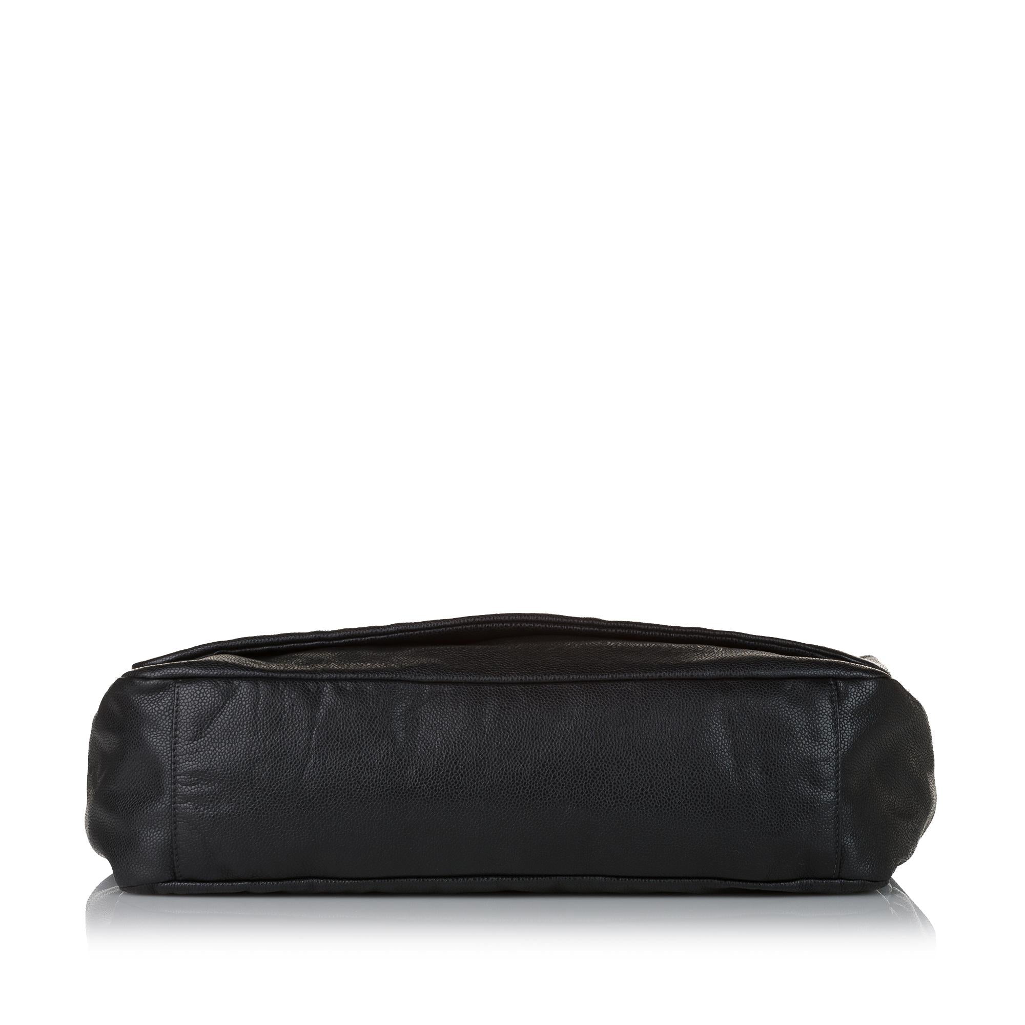 Chanel CC Caviar Leather Handbag (SHG-32089)