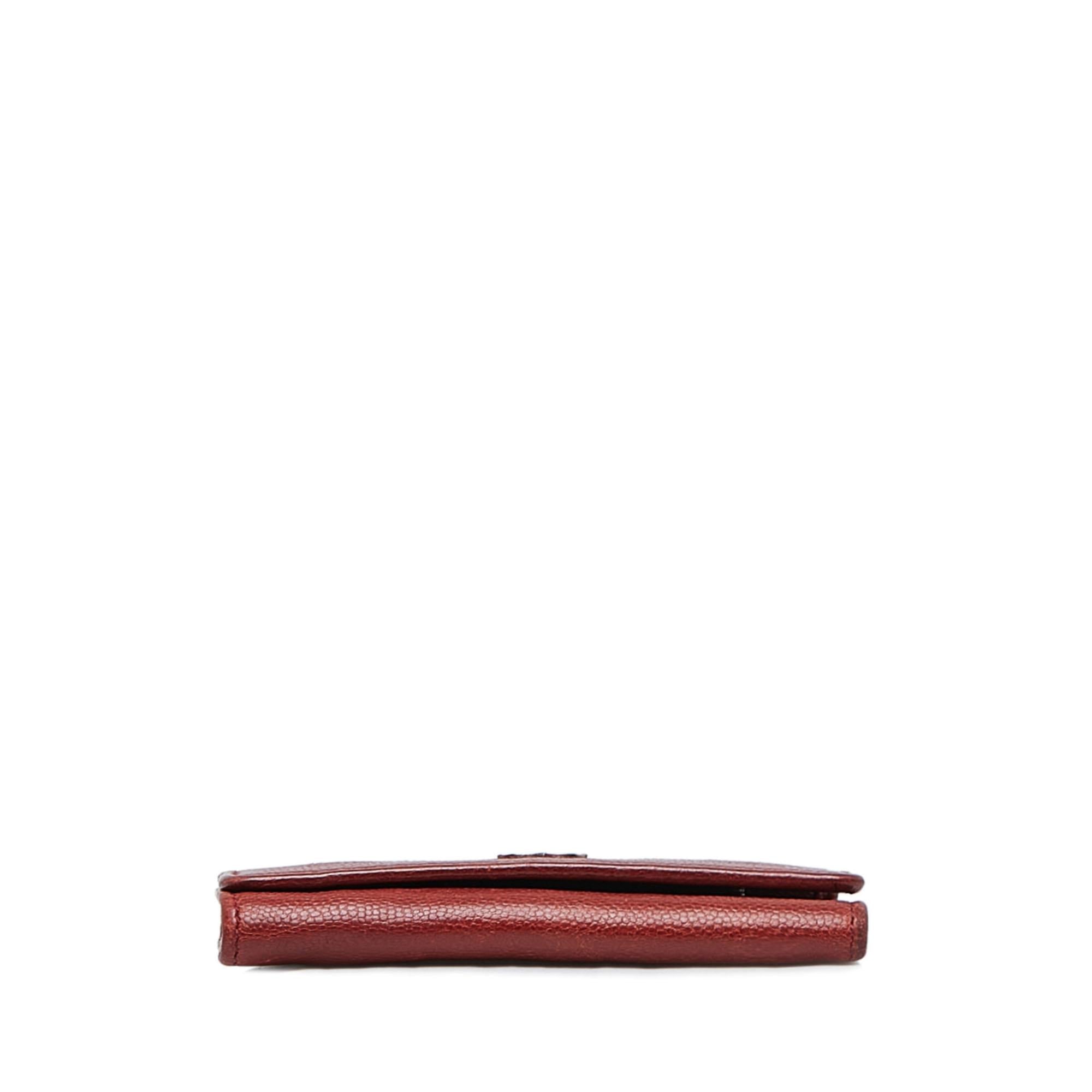 Chanel CC Caviar Leather Key Holder