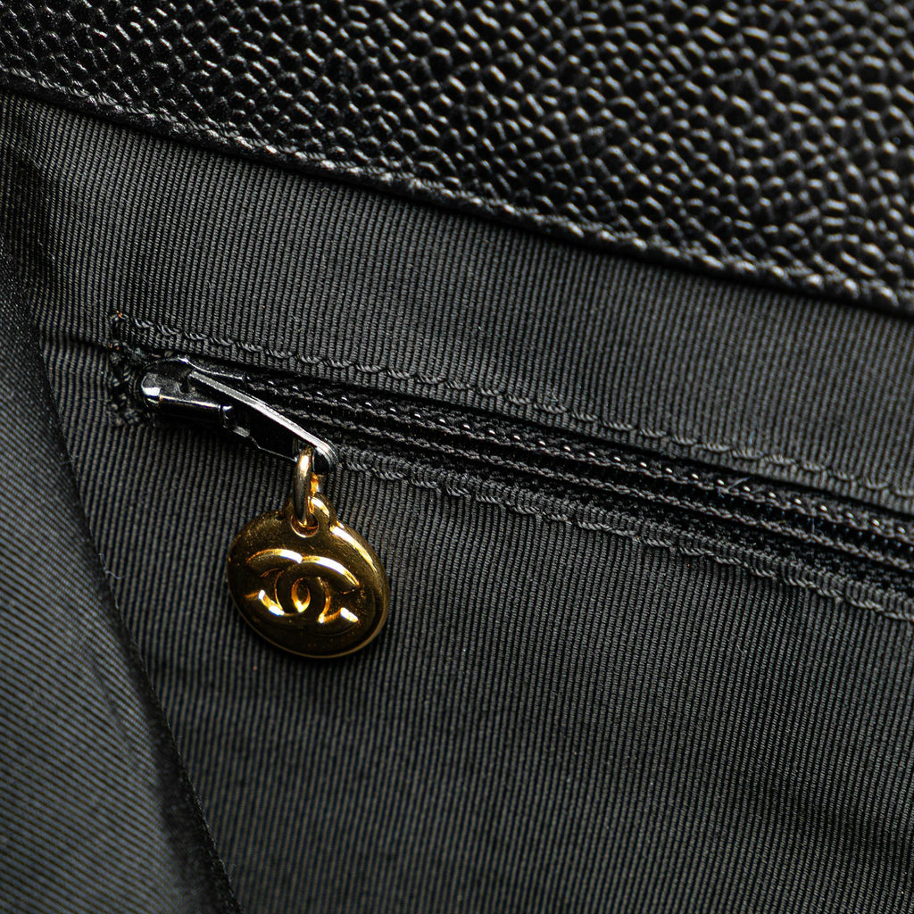 Chanel CC Caviar Leather Tote