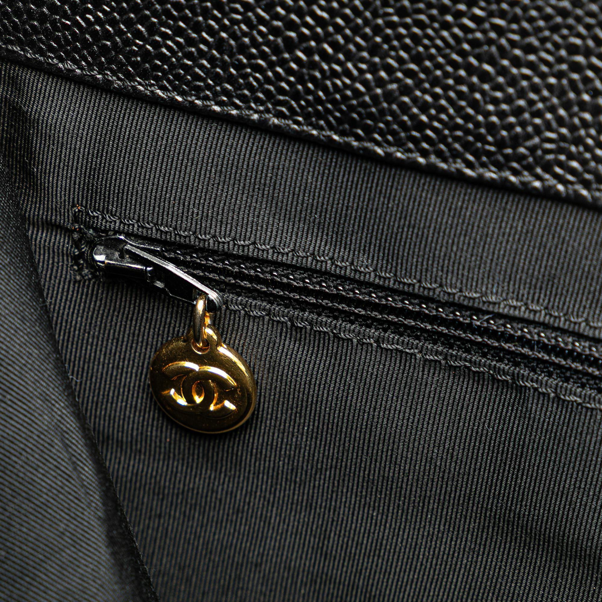 Chanel CC Caviar Leather Tote