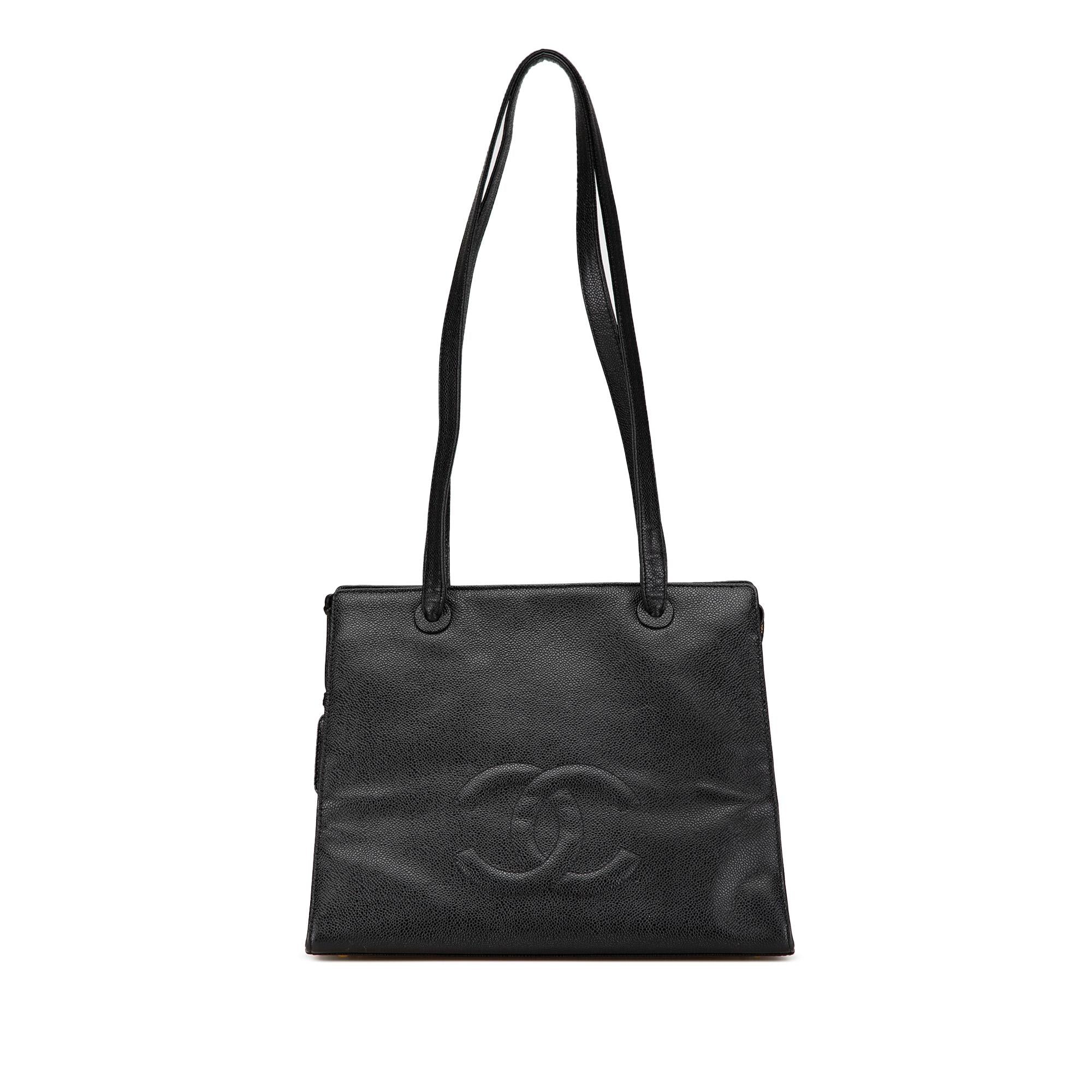 Chanel CC Caviar Leather Tote