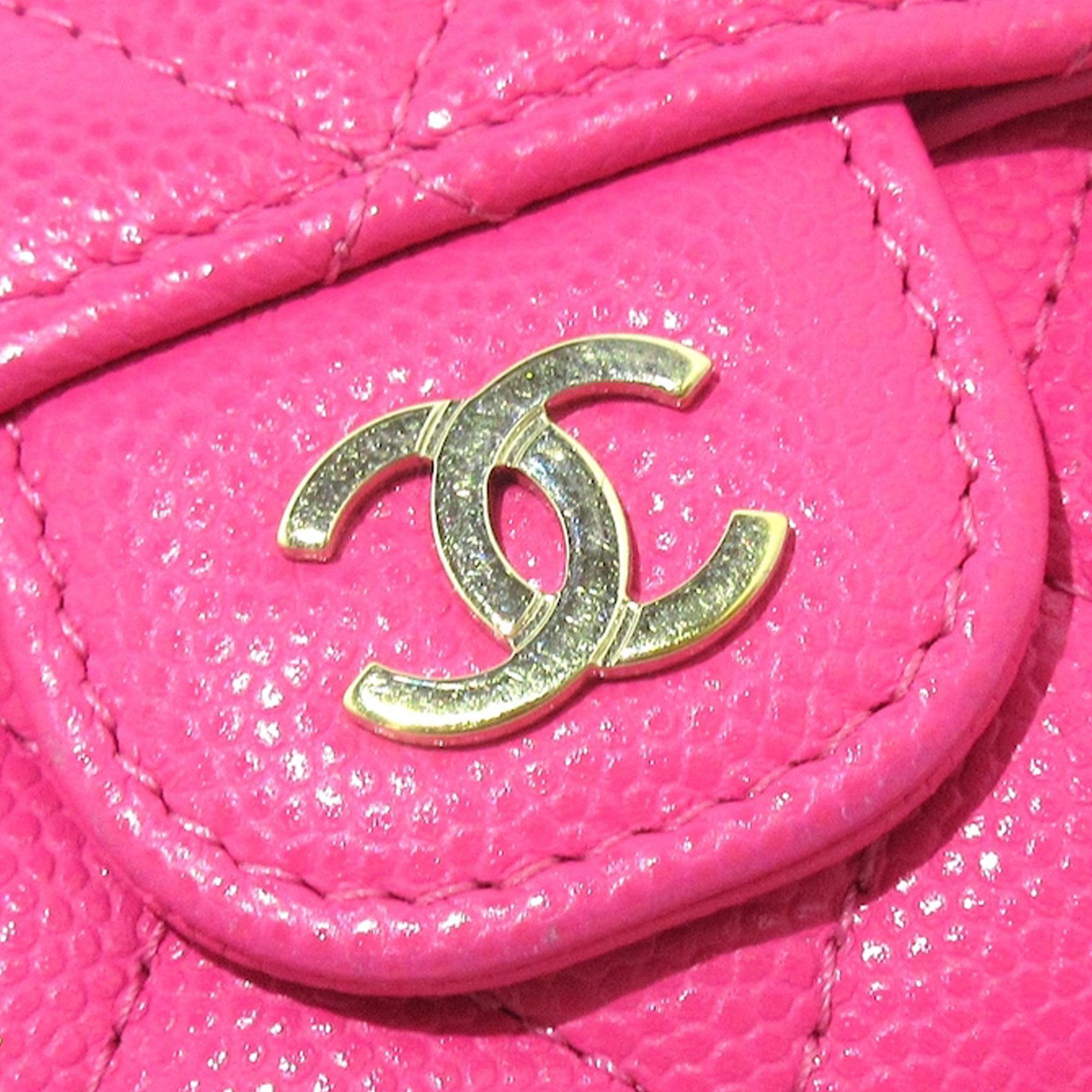 Chanel CC Caviar Leather Wallet (SHG-b36kUy)