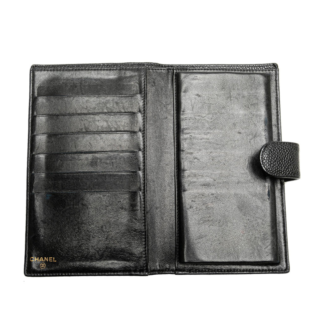 Chanel CC Caviar Long Wallet (SHG-RqE1zx)
