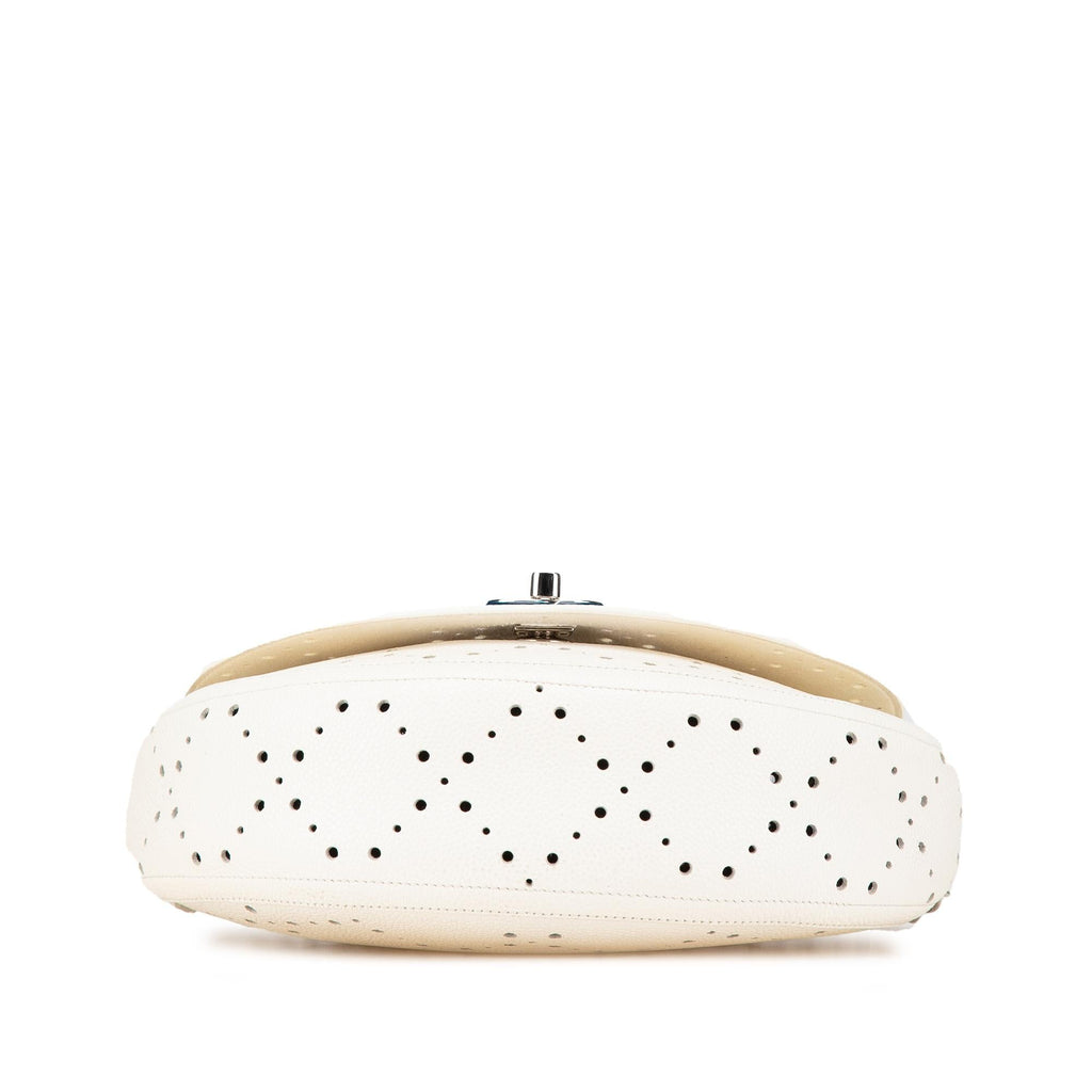 Chanel CC Caviar Perforated Messenger Flap