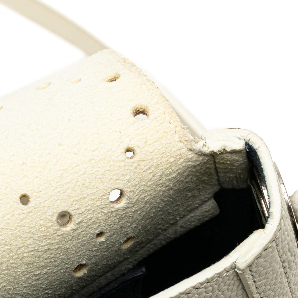 Chanel CC Caviar Perforated Messenger Flap