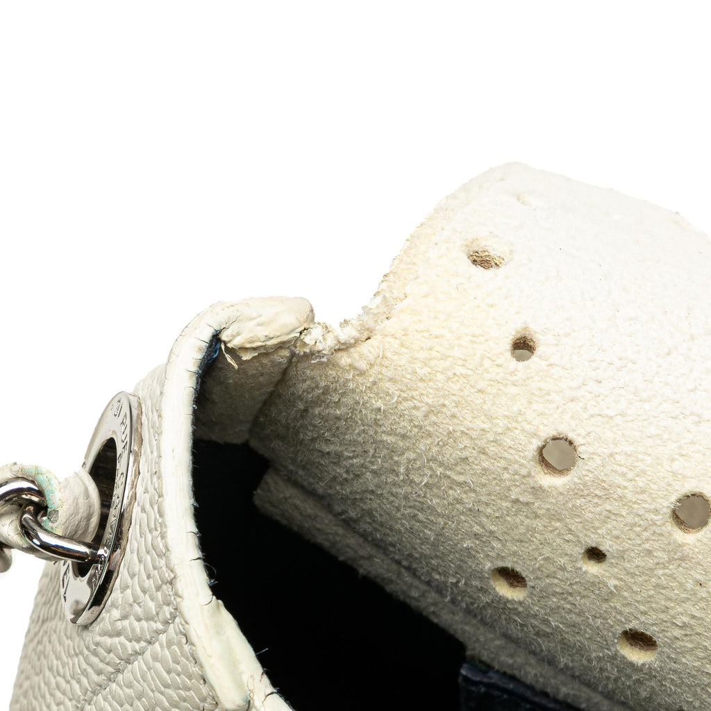 Chanel CC Caviar Perforated Messenger Flap