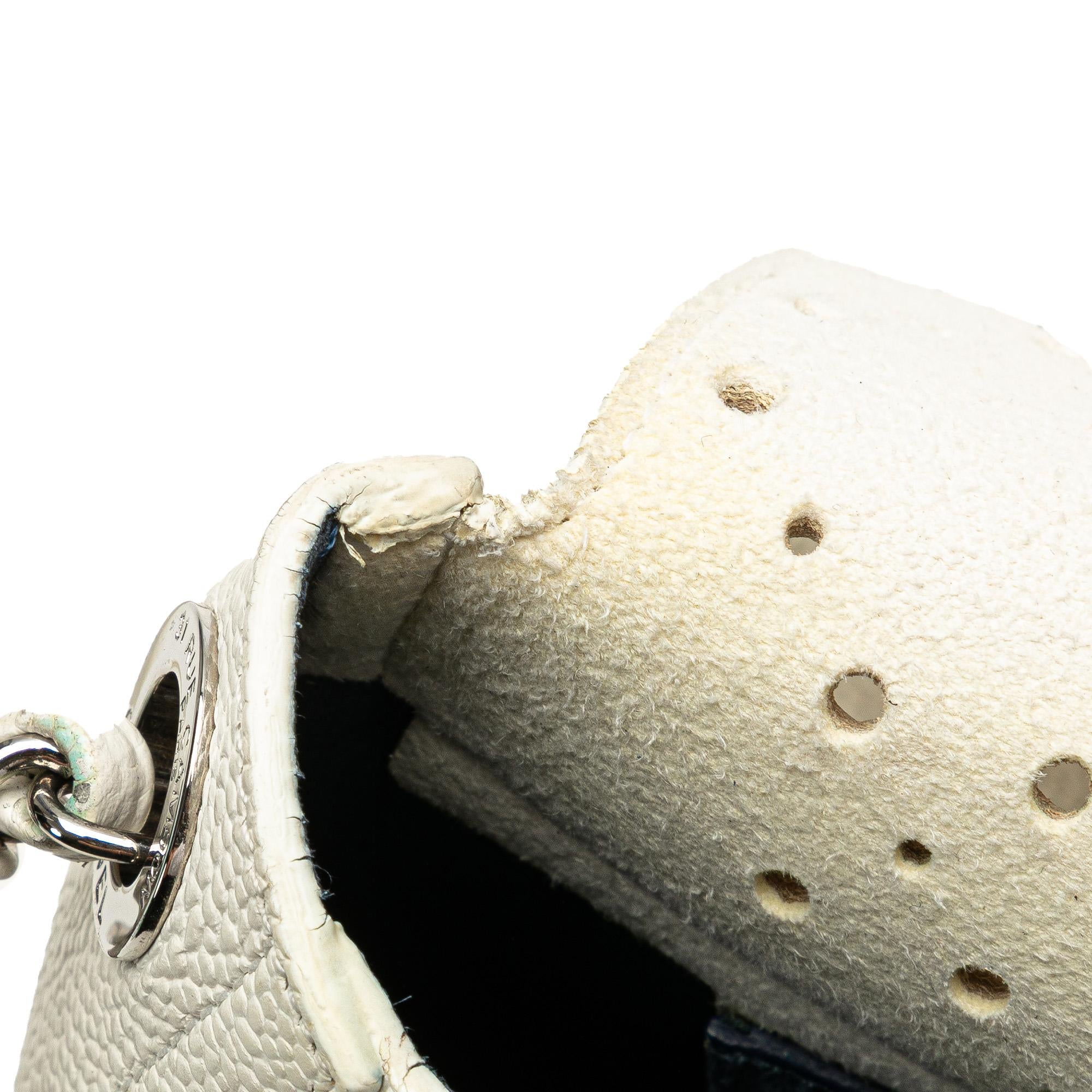 Chanel CC Caviar Perforated Messenger Flap