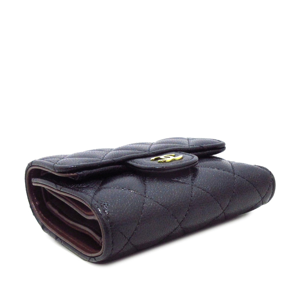 Chanel CC Caviar Trifold Wallet (SHG-NnCEHv)