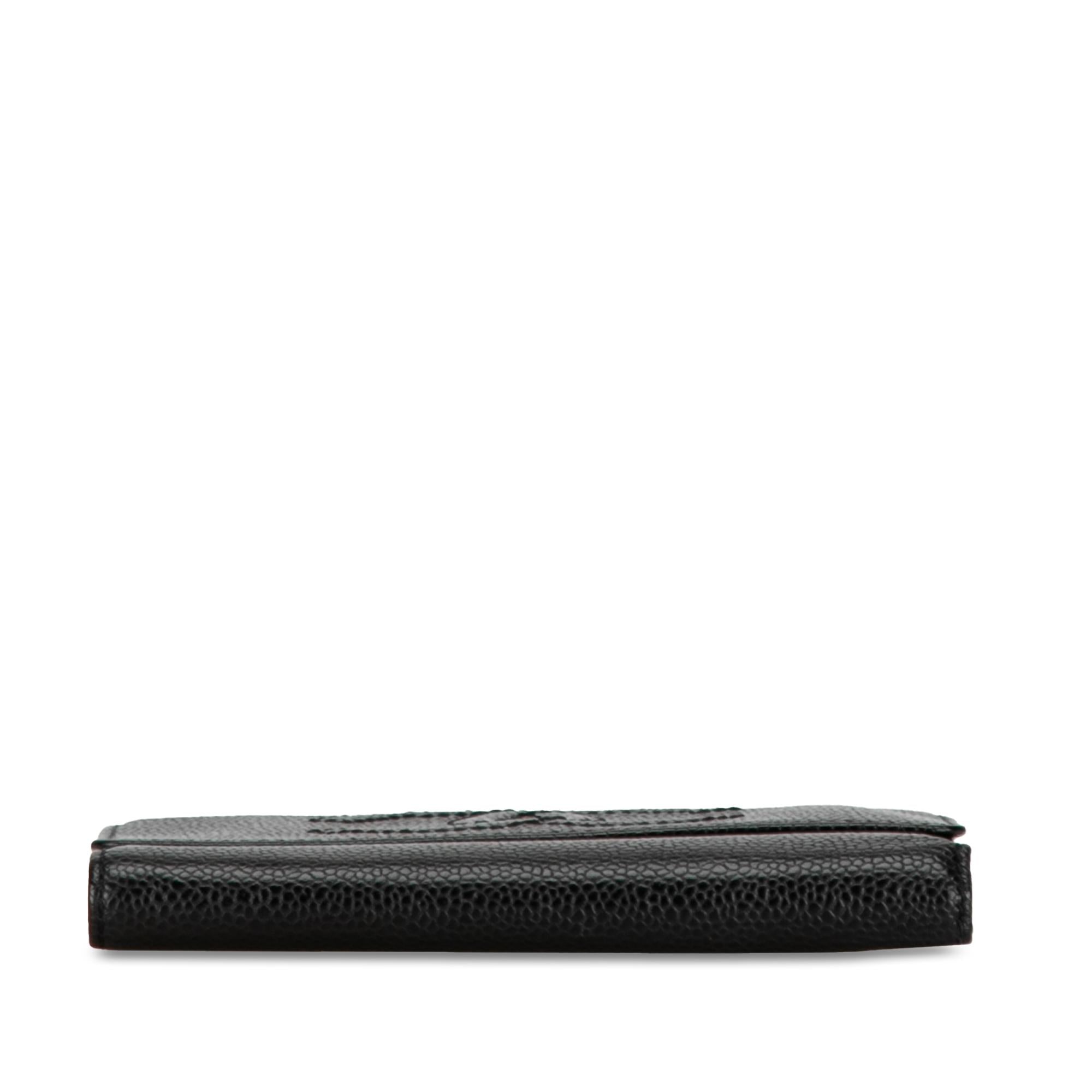 Chanel CC Caviar Trifold Wallet