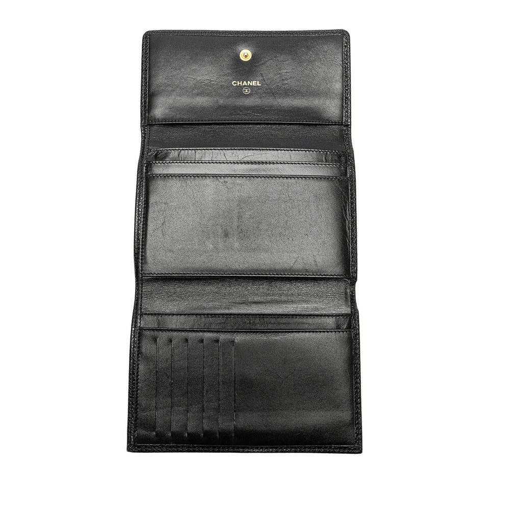 Chanel CC Caviar Trifold Wallet
