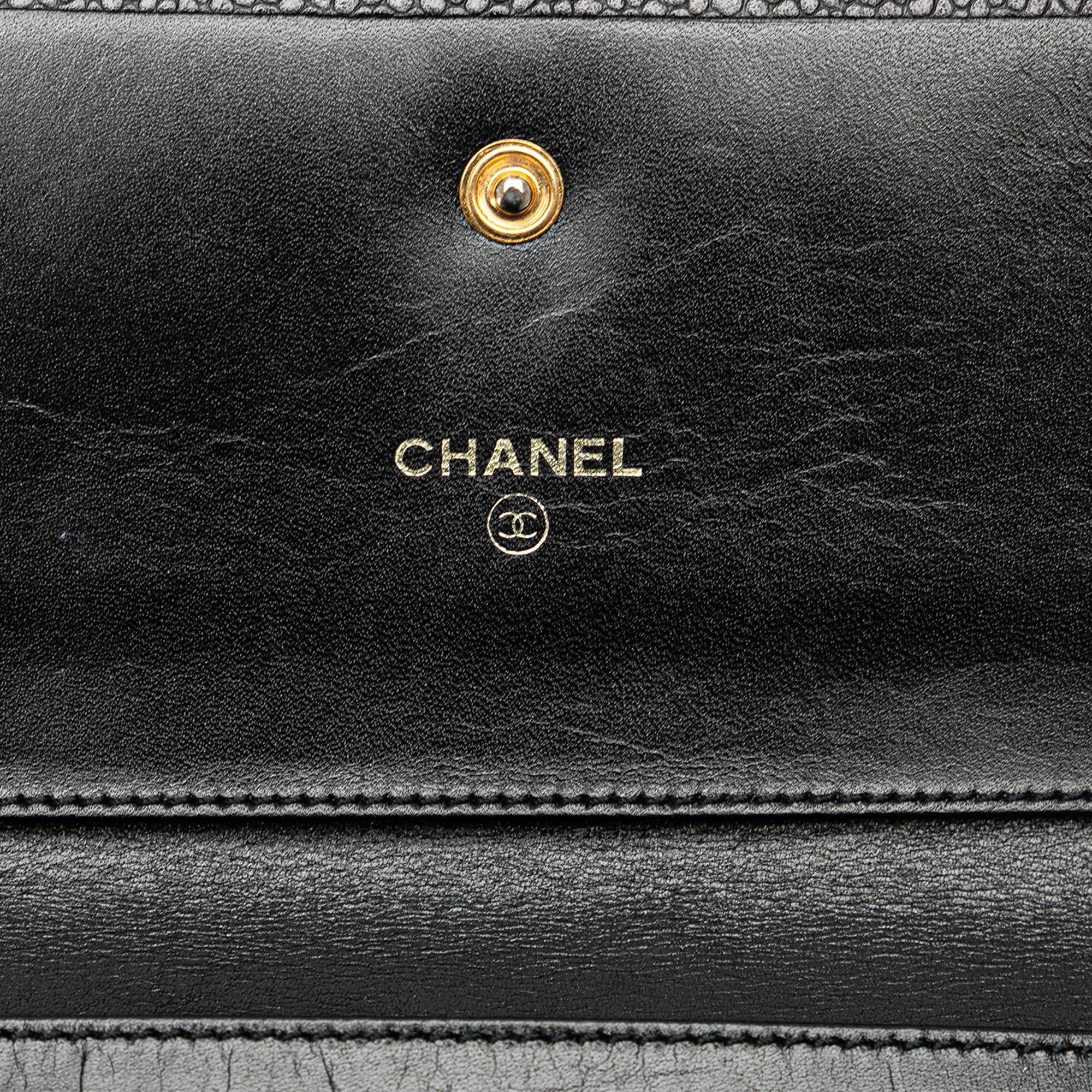 Chanel CC Caviar Trifold Wallet