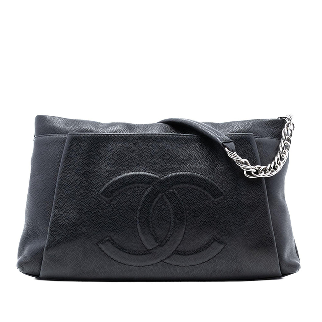 Chanel CC Caviar Tuck Tote