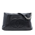 Chanel CC Caviar Tuck Tote
