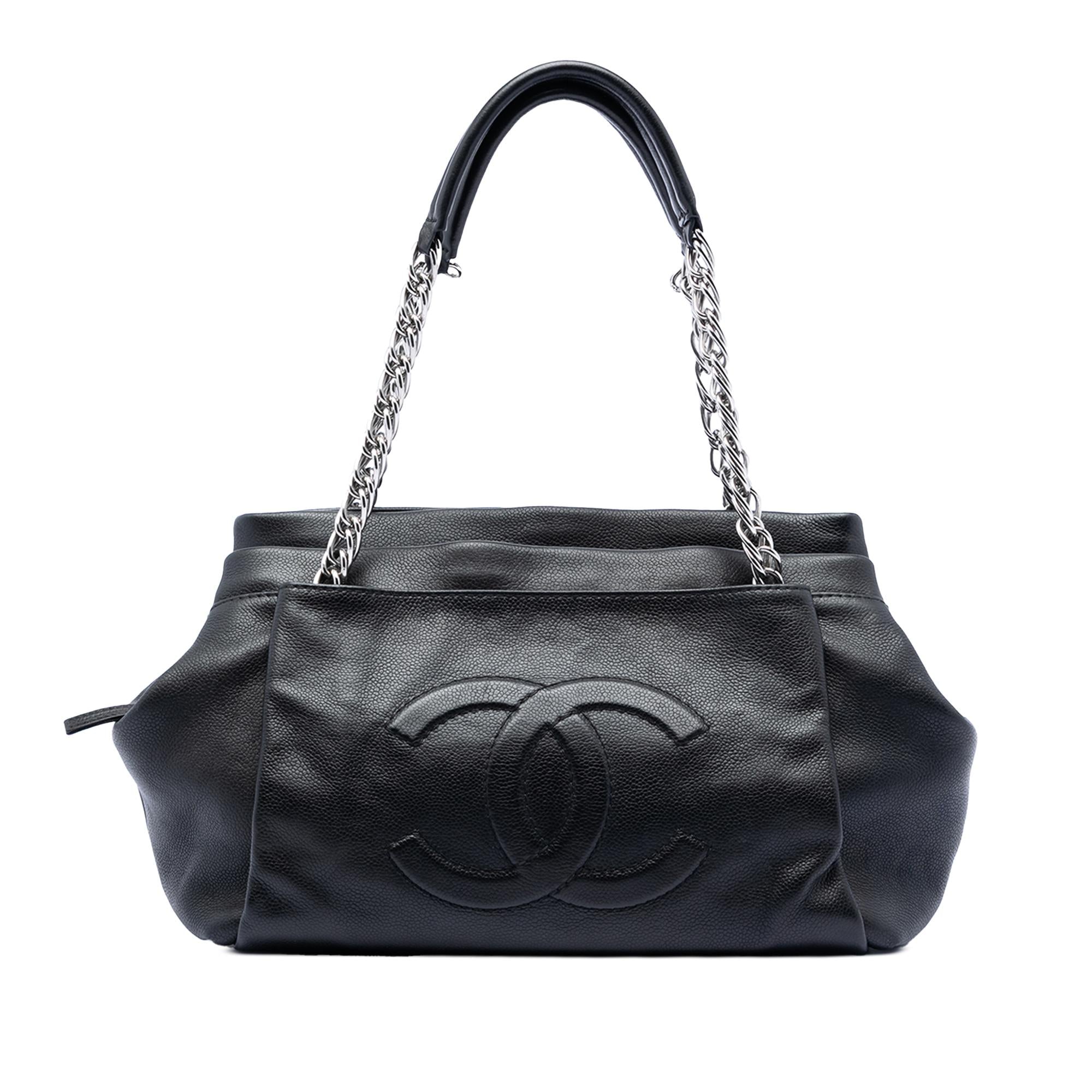 Chanel CC Caviar Tuck Tote
