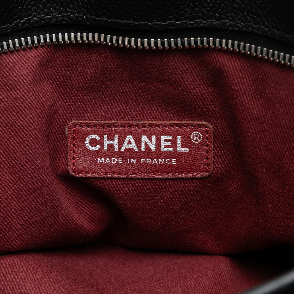 Chanel CC Caviar Tuck Tote