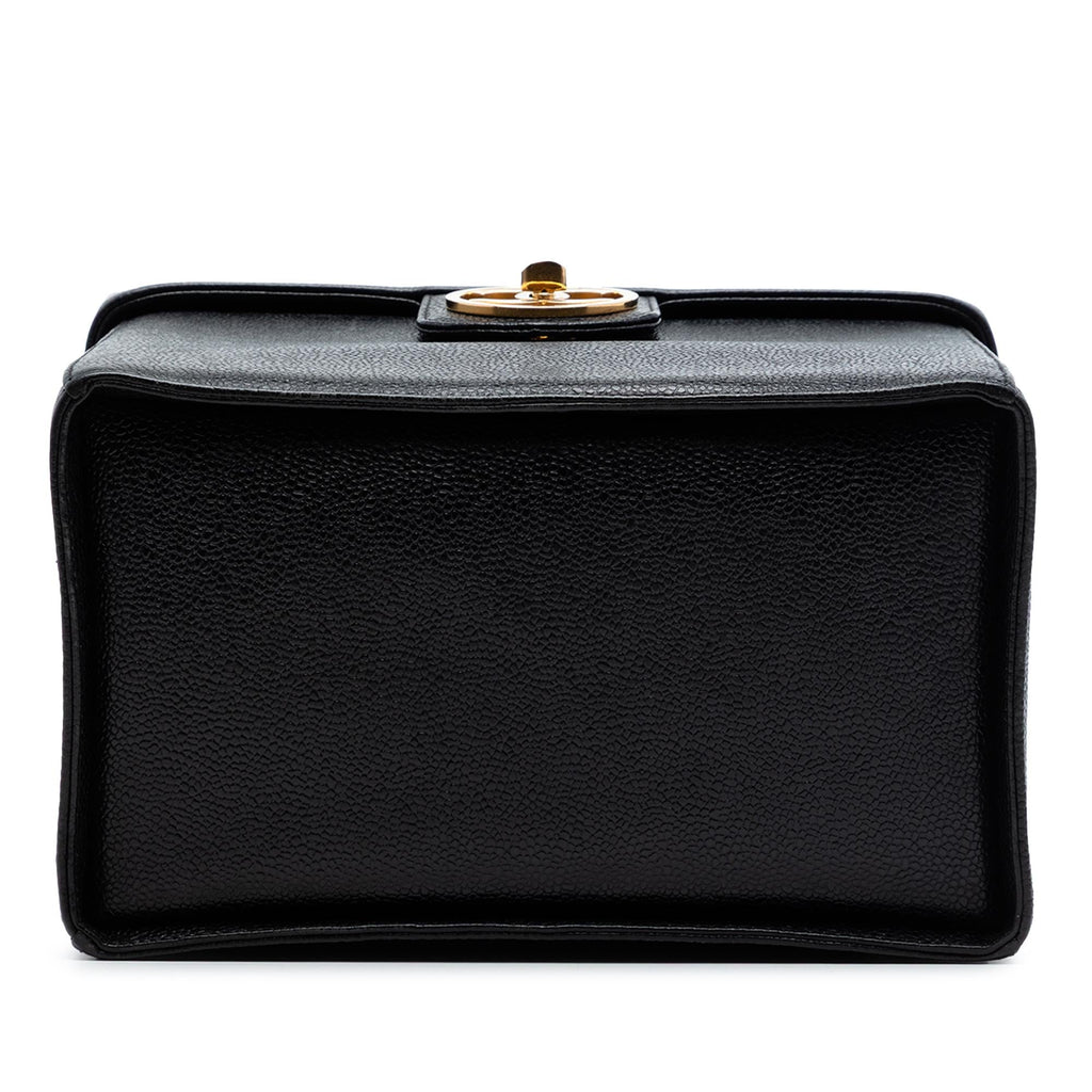 Chanel CC Caviar Turnlock Vanity Bag