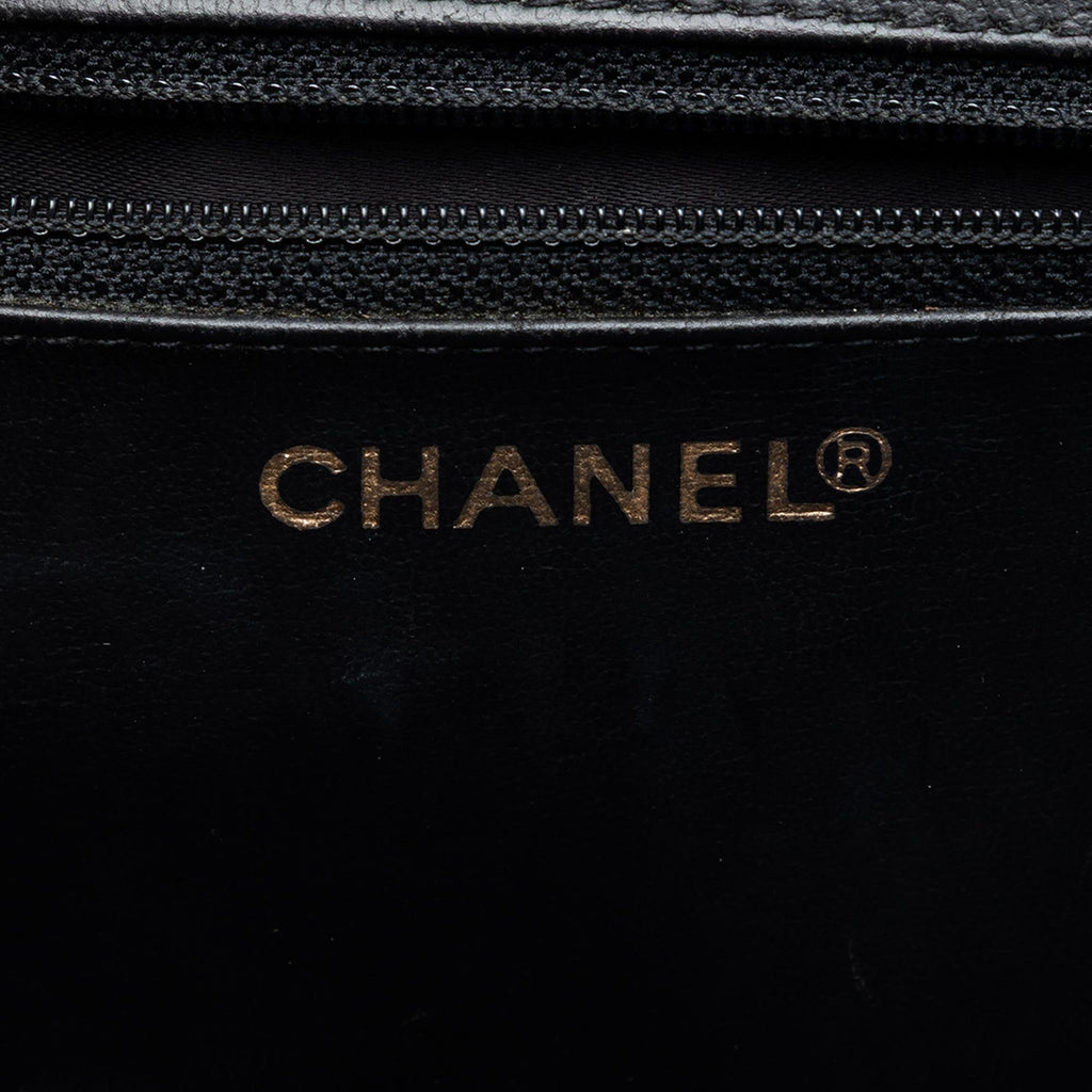 Chanel CC Caviar Turnlock Vanity Bag