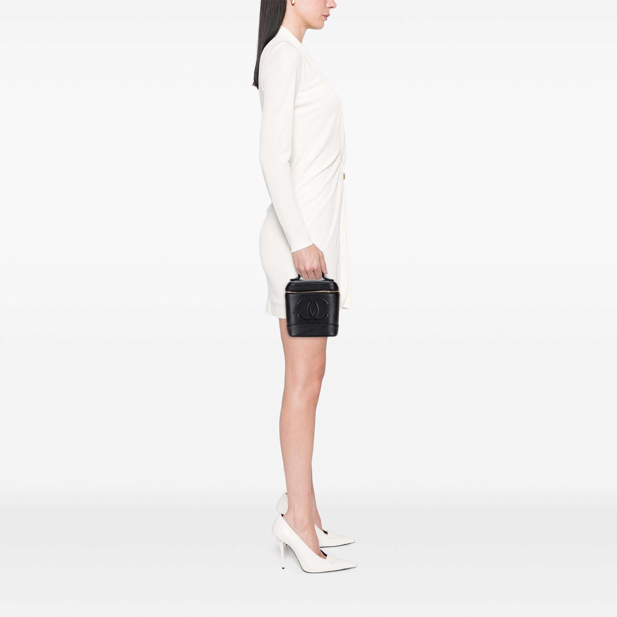 Chanel CC Caviar Vanity Bag