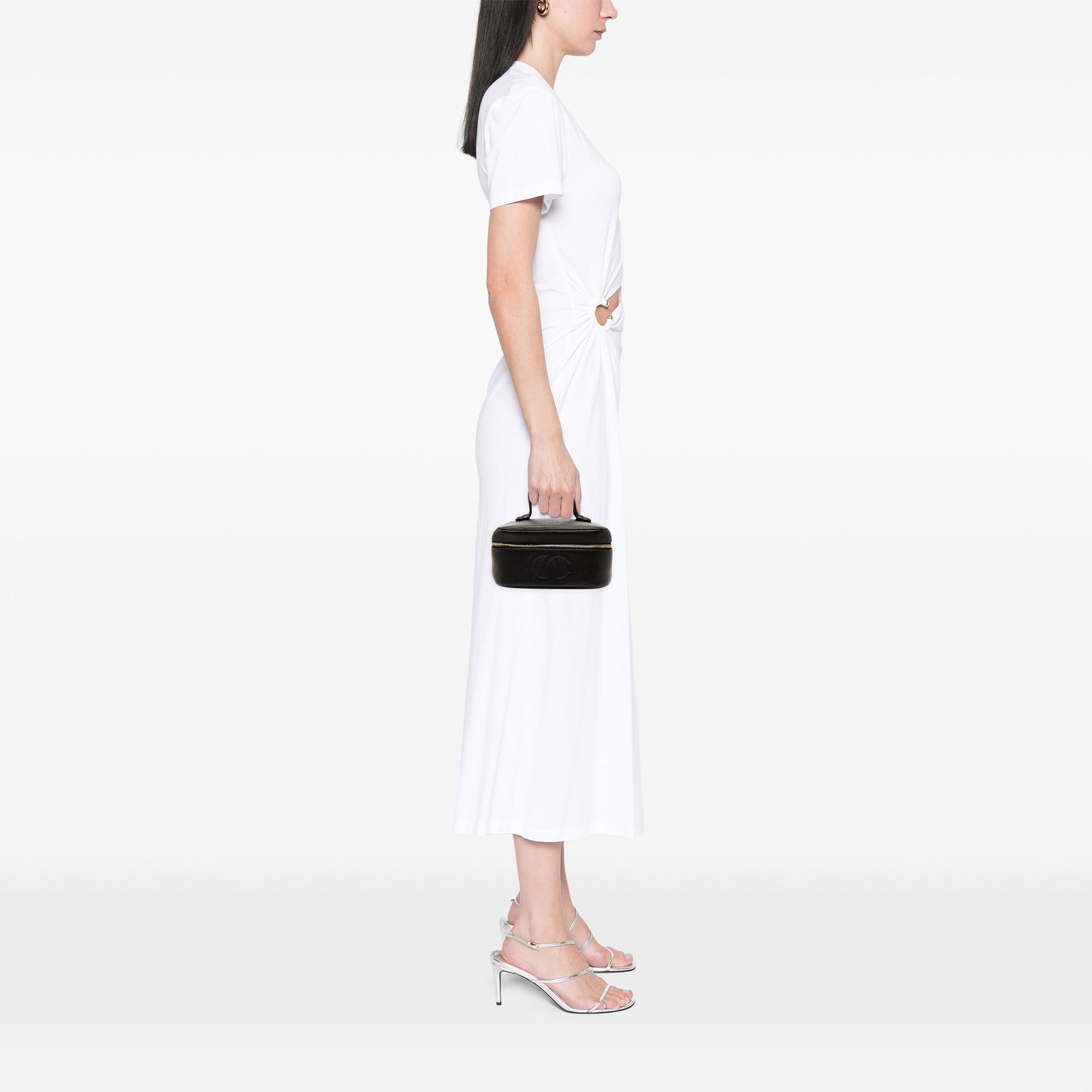 Chanel CC Caviar Vanity Bag