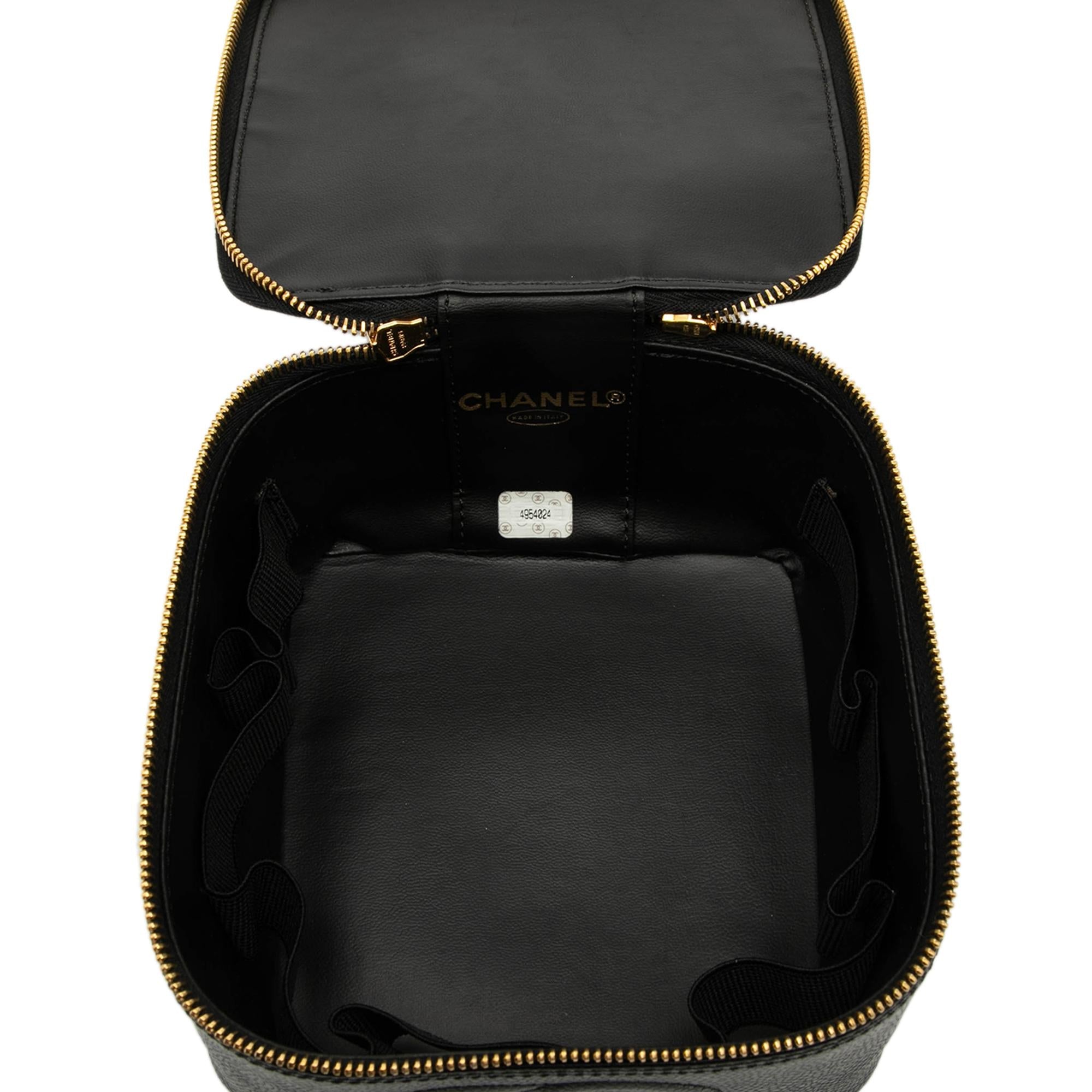 Chanel CC Caviar Vanity Bag