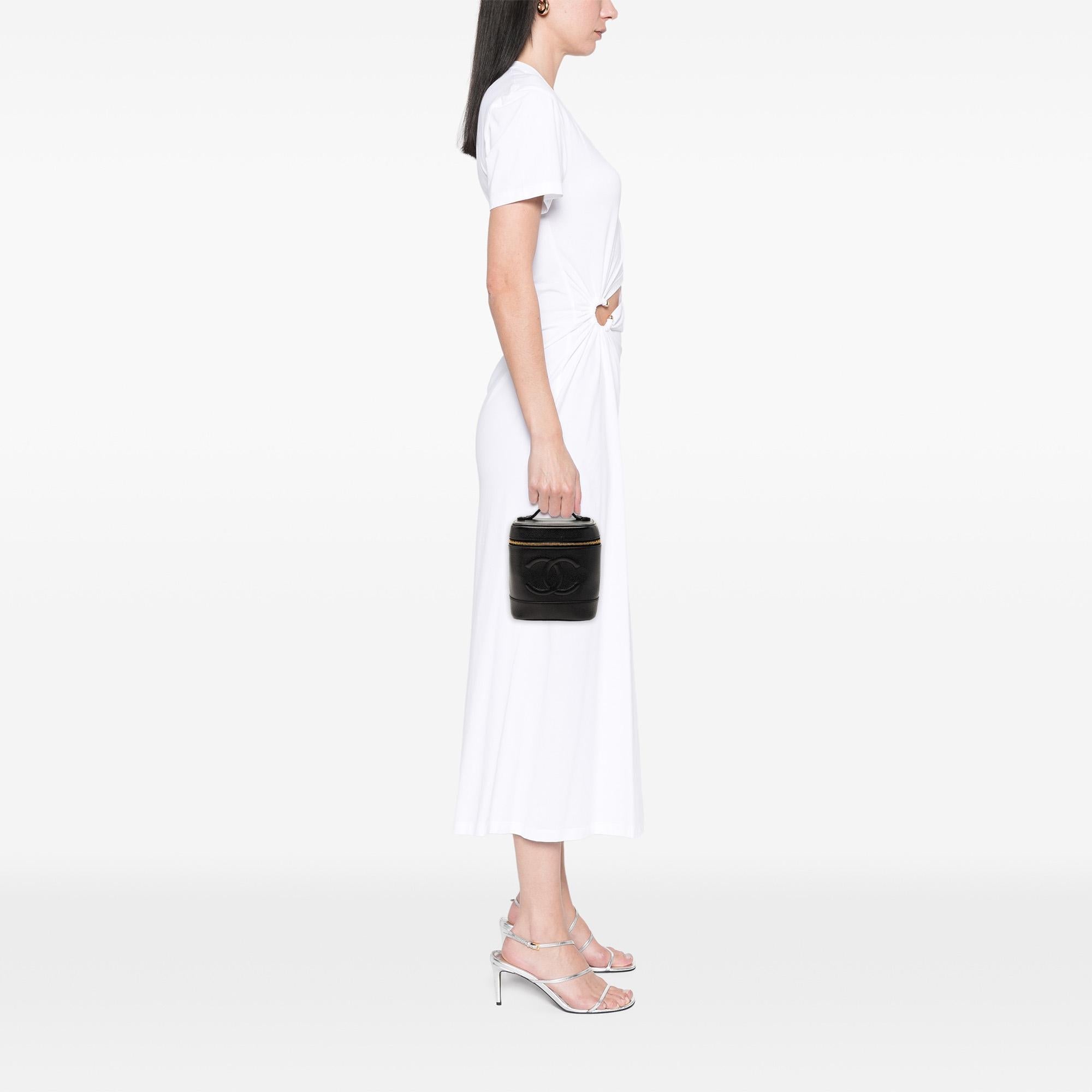 Chanel CC Caviar Vanity Bag