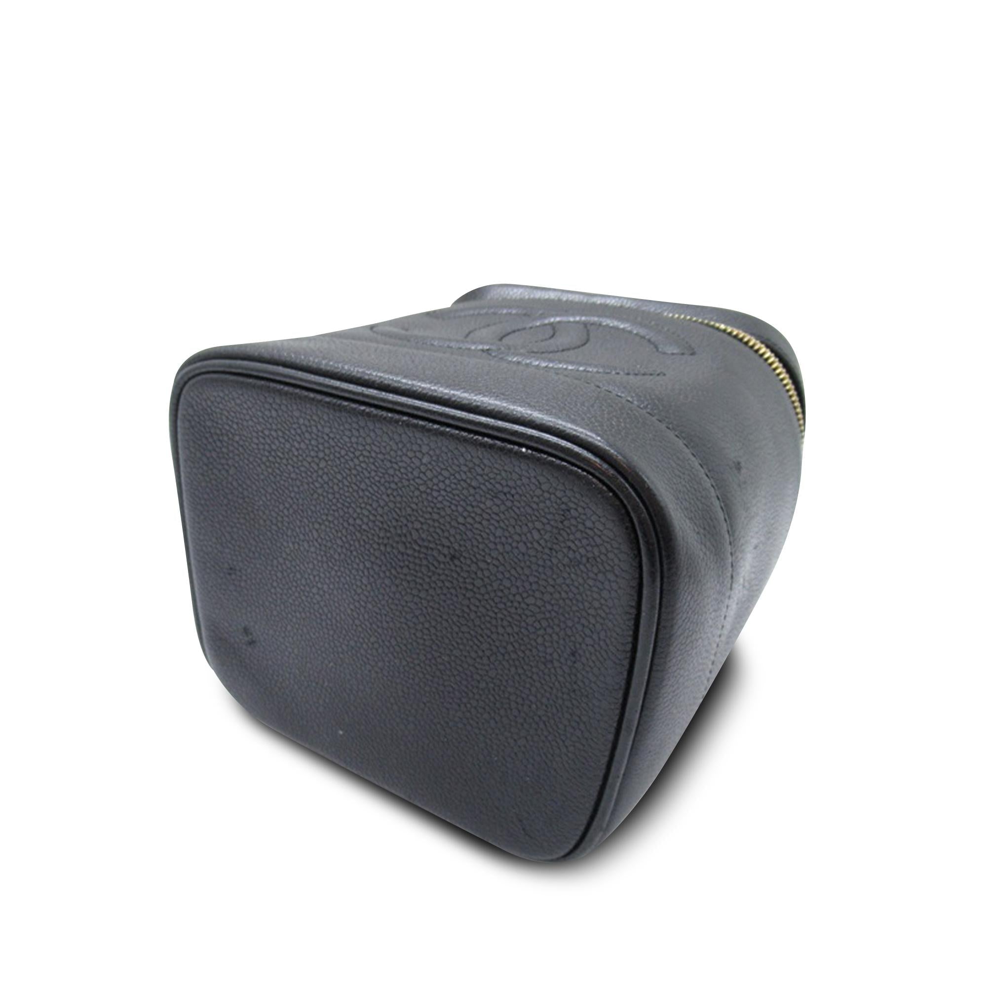 Chanel CC Caviar Vanity Case (SHG-ItNMft)