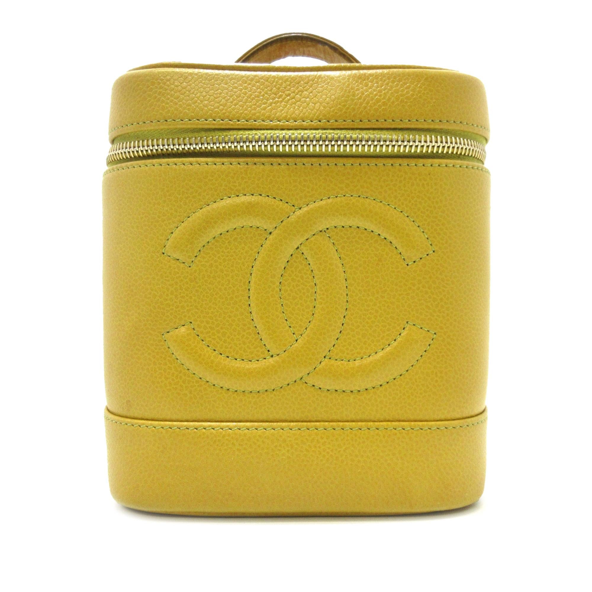 Chanel CC Caviar Vanity Case (SHG-pcfJzn)