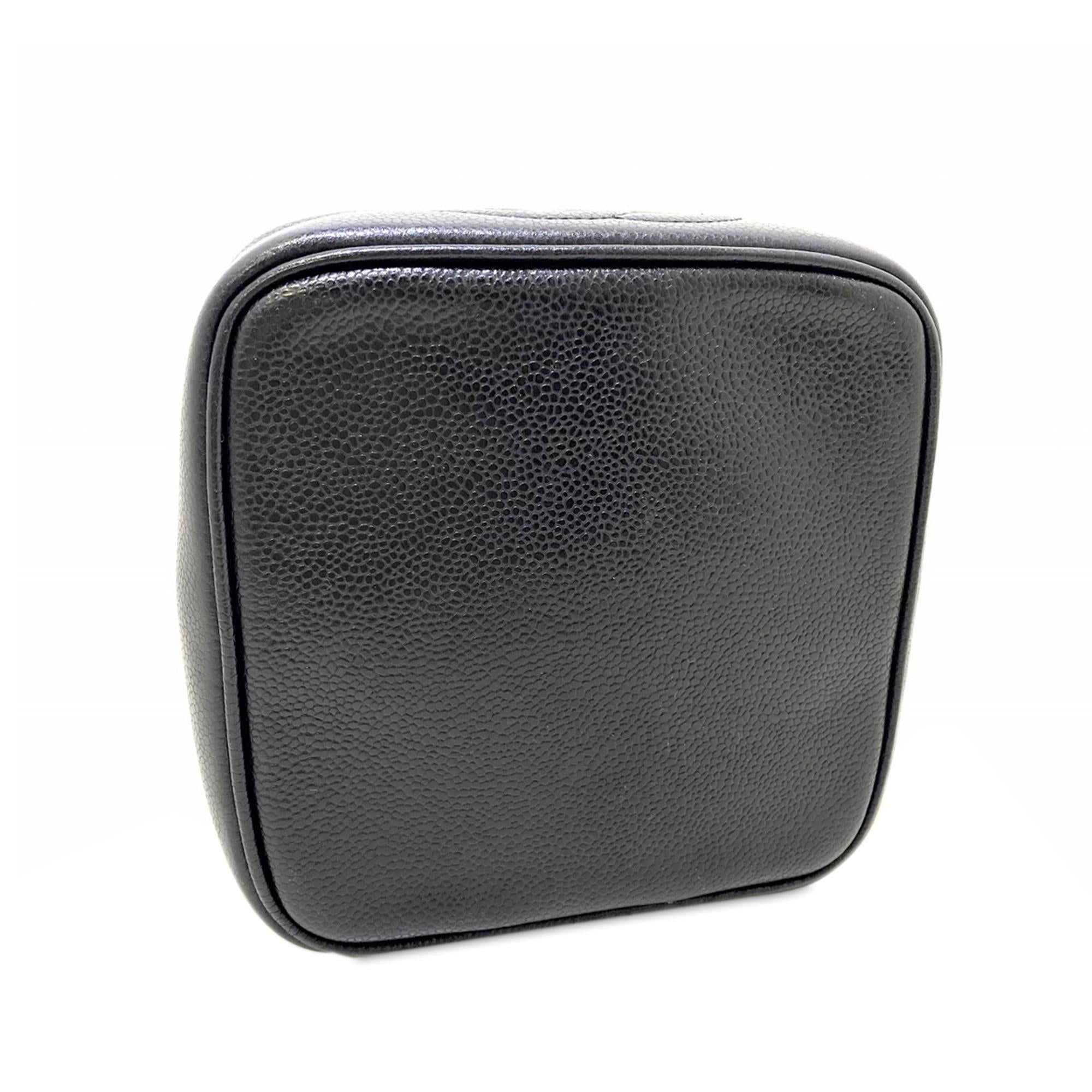 Chanel CC Caviar Vanity Case (SHG-Mv2oPi)
