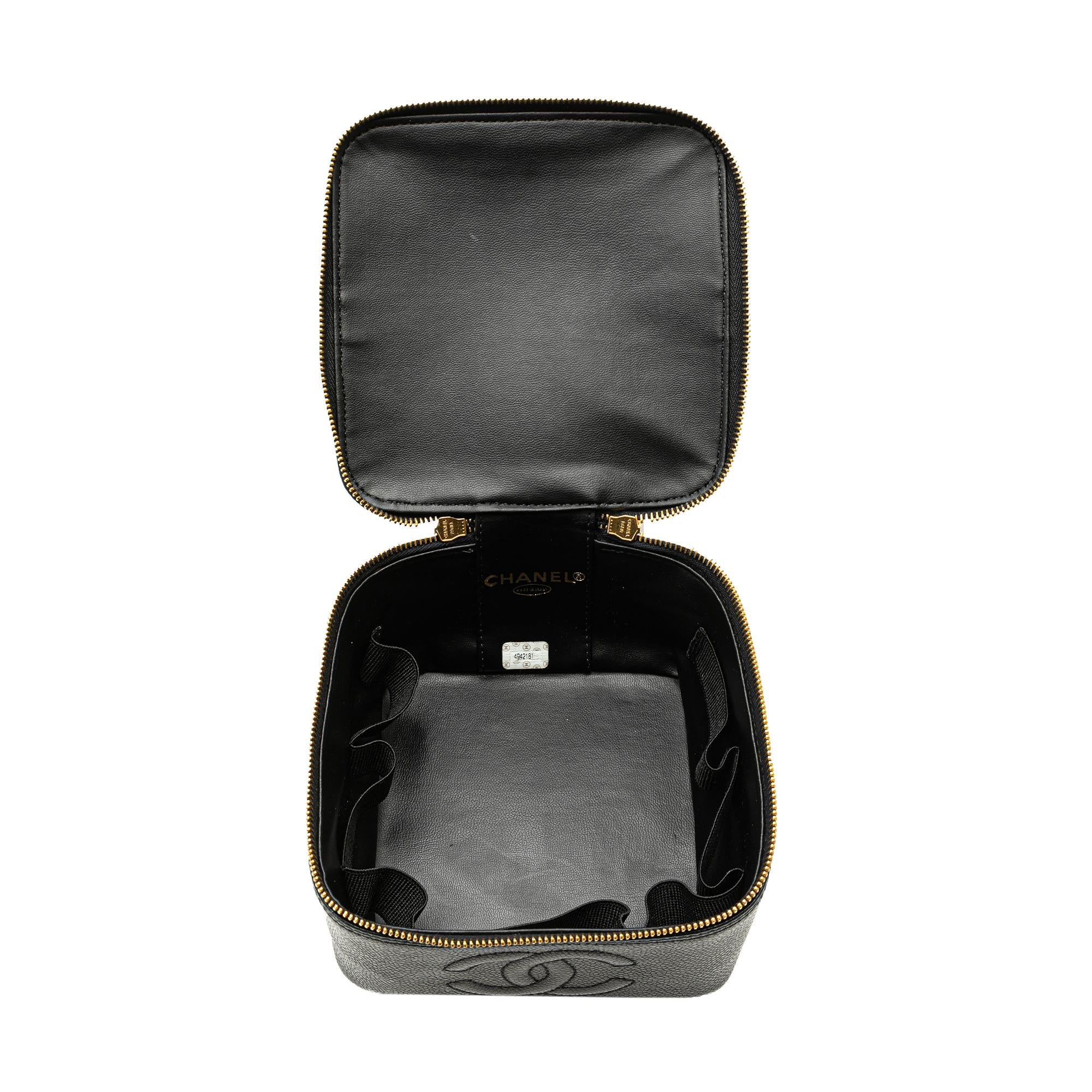 Chanel CC Caviar Vanity Case