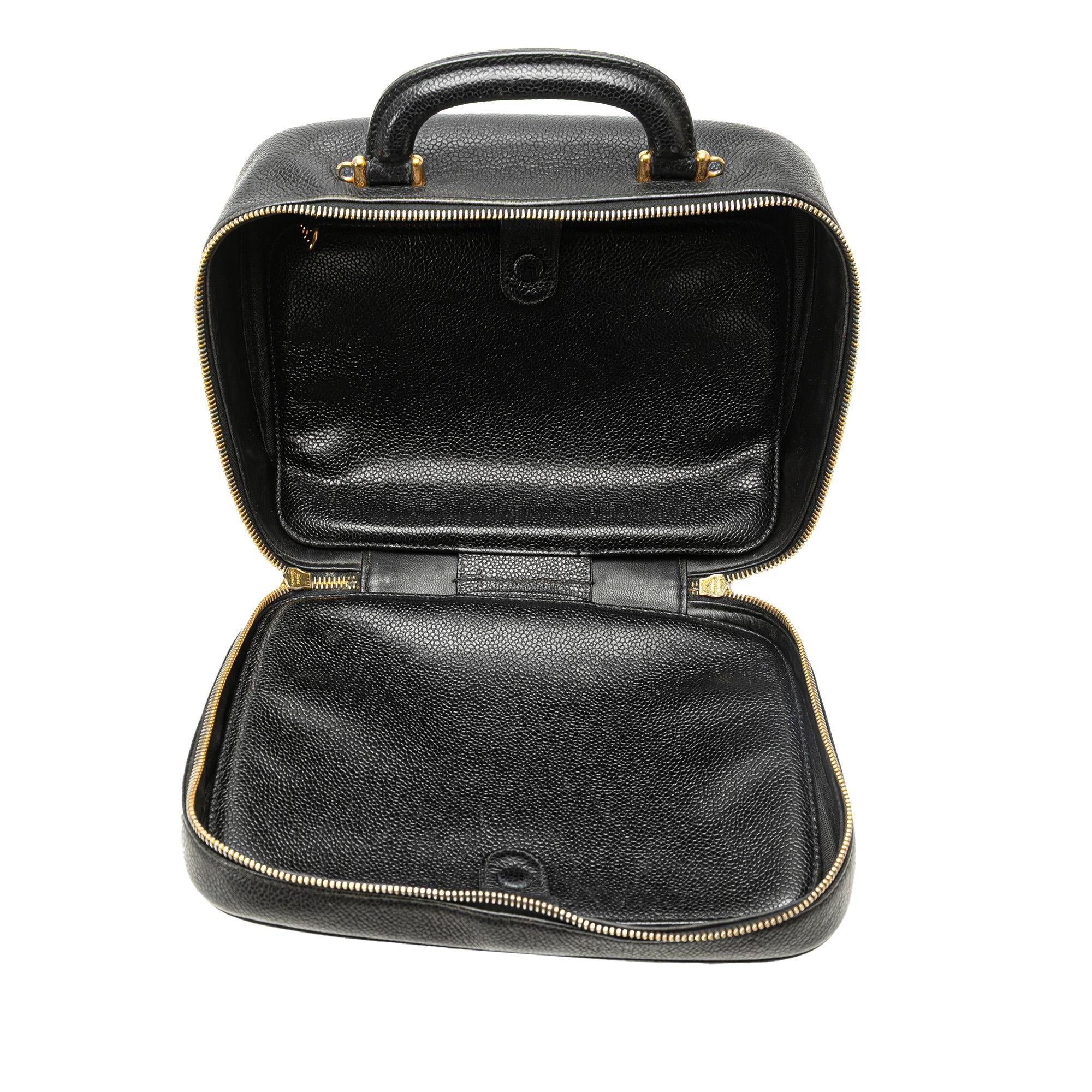 Chanel CC Caviar Vanity Case