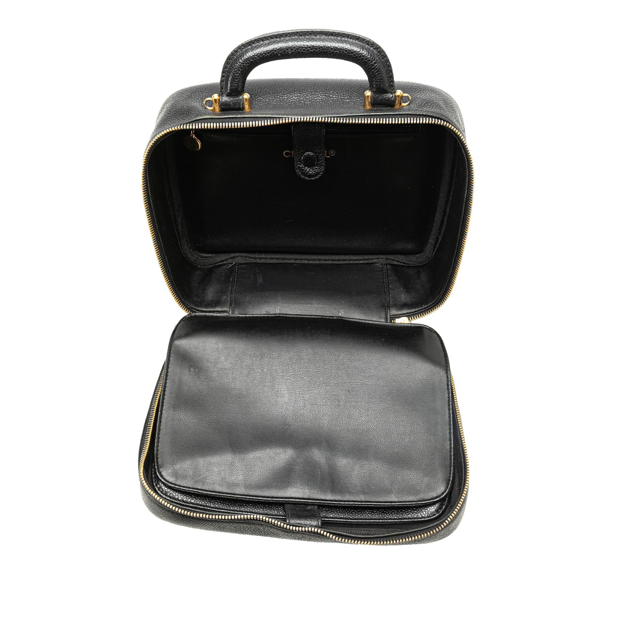 Chanel CC Caviar Vanity Case