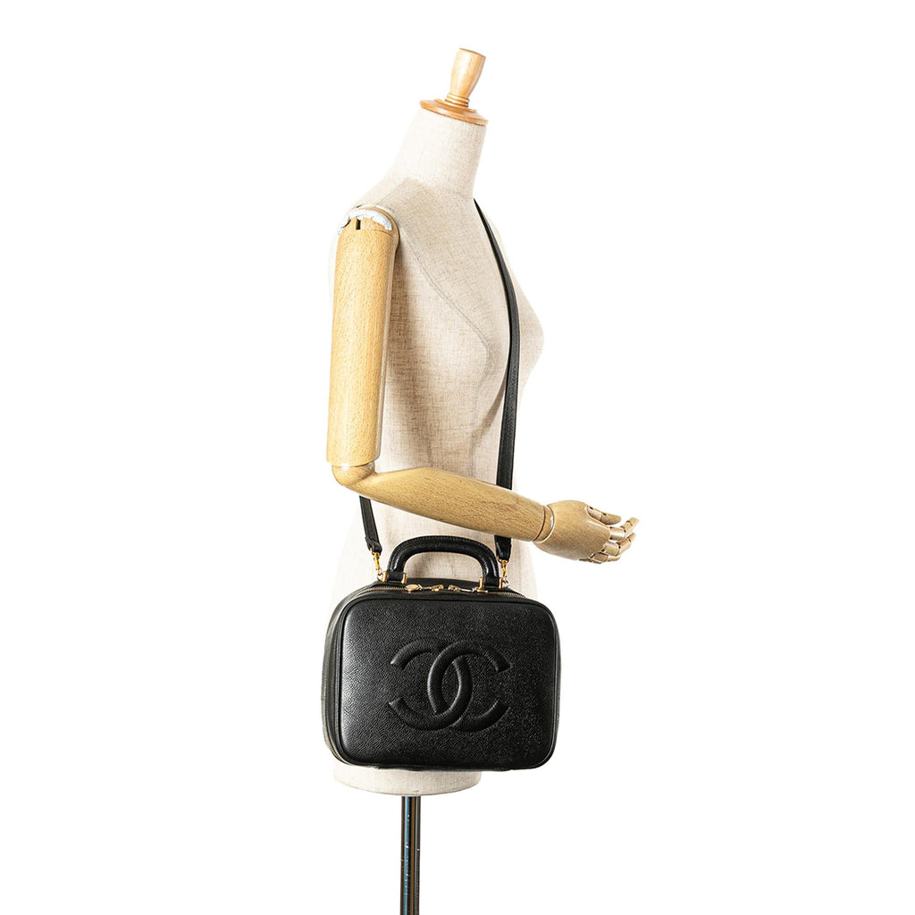 Chanel CC Caviar Vanity Case