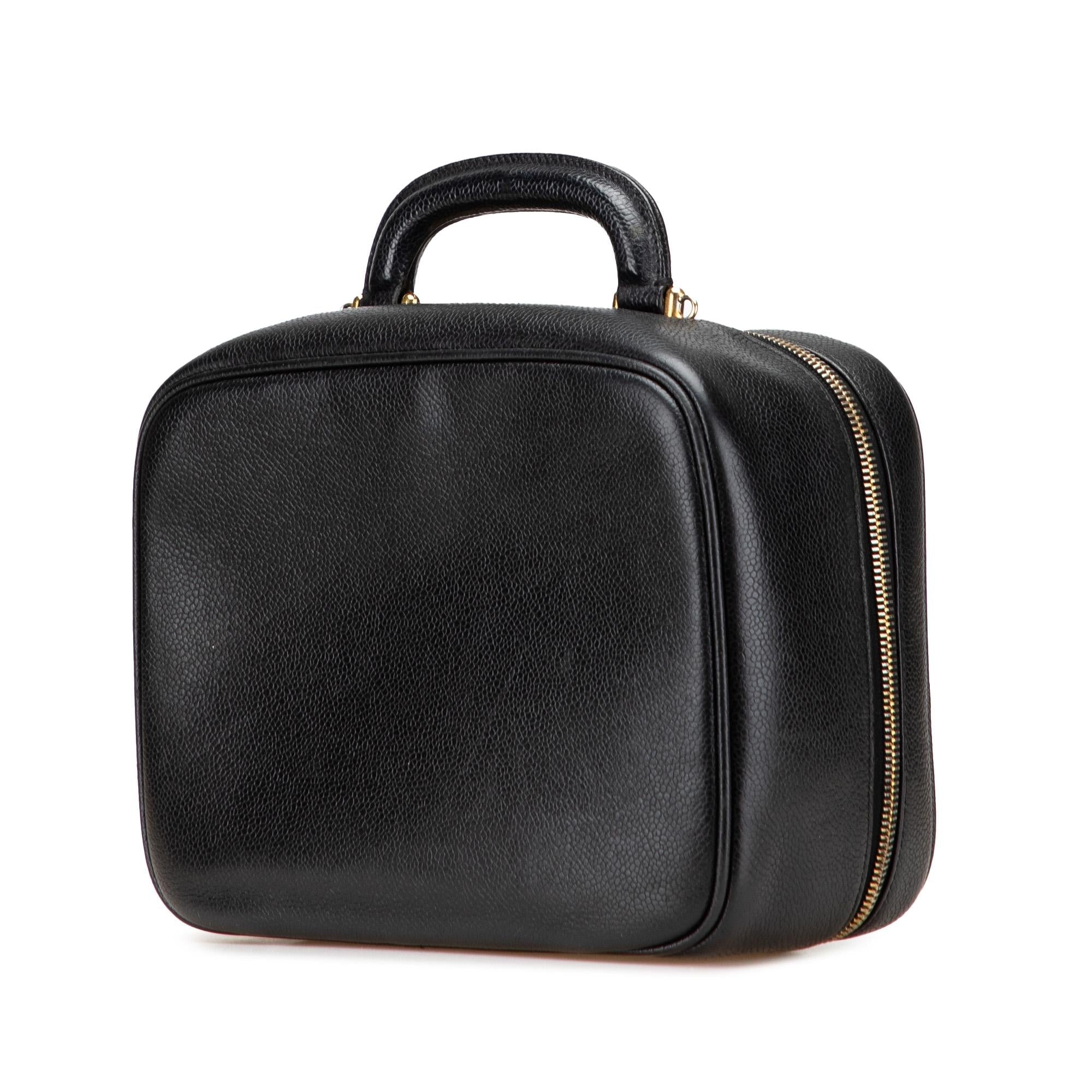 Chanel CC Caviar Vanity Case