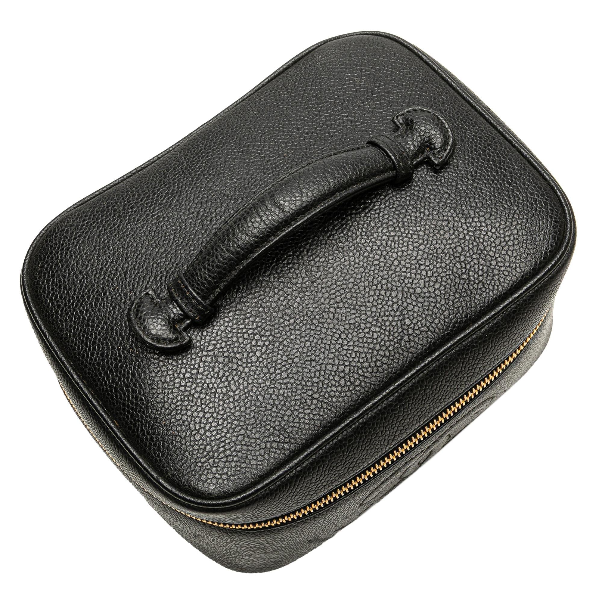 Chanel CC Caviar Vanity Case