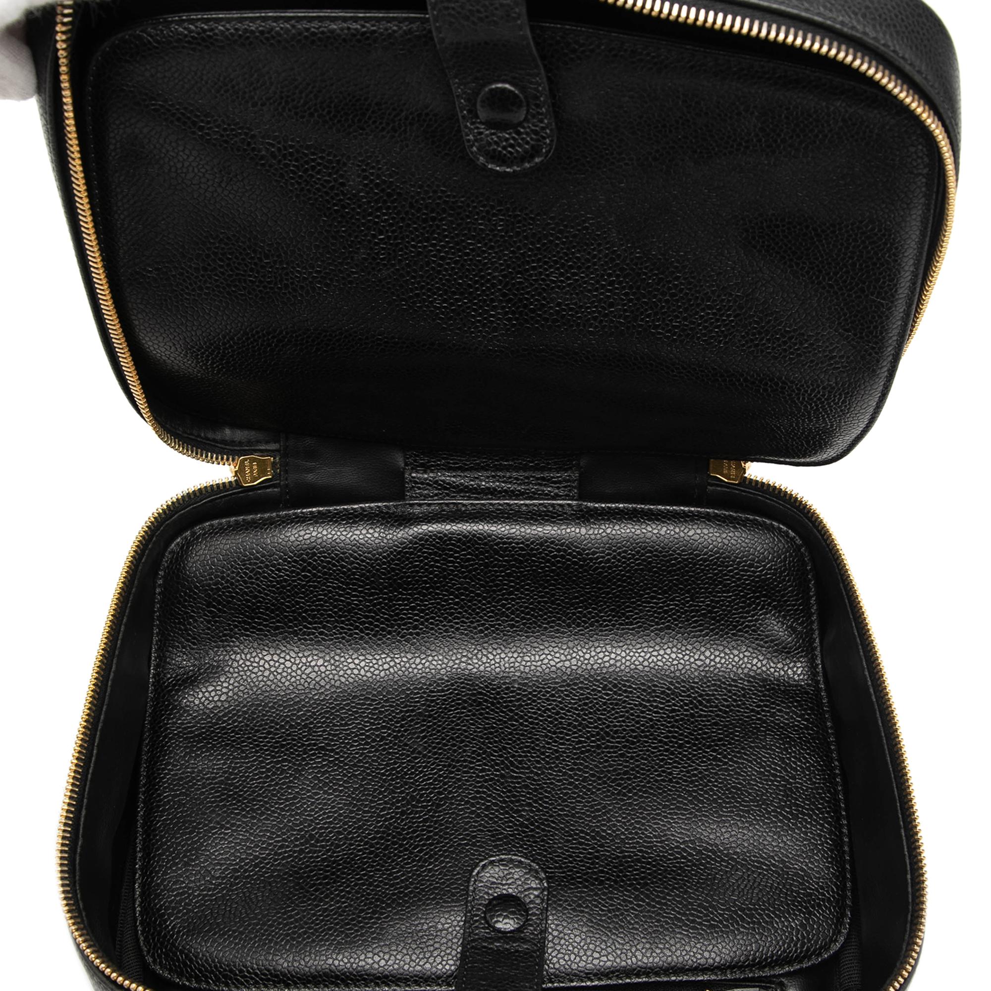 Chanel CC Caviar Vanity Case