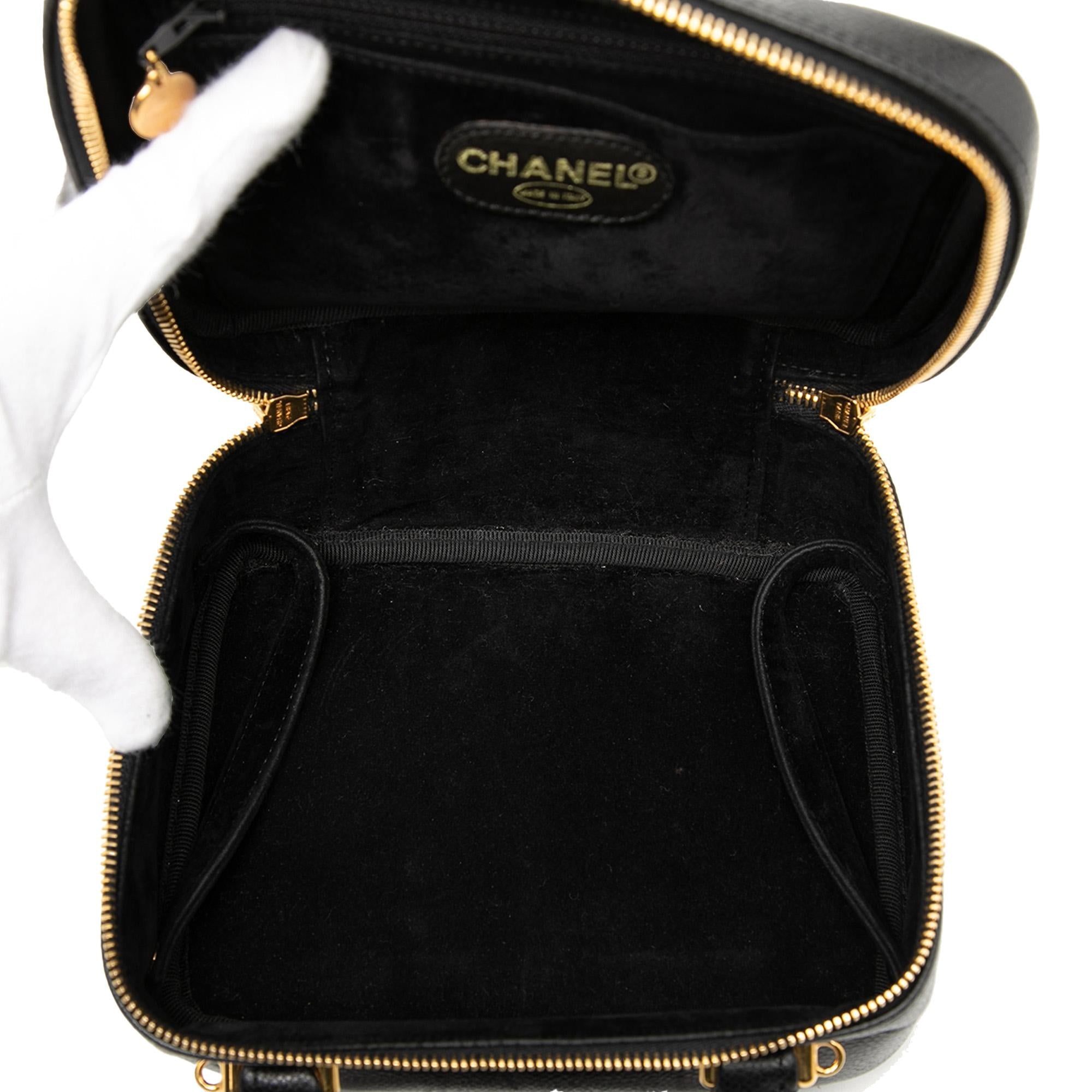 Chanel CC Caviar Vanity Case
