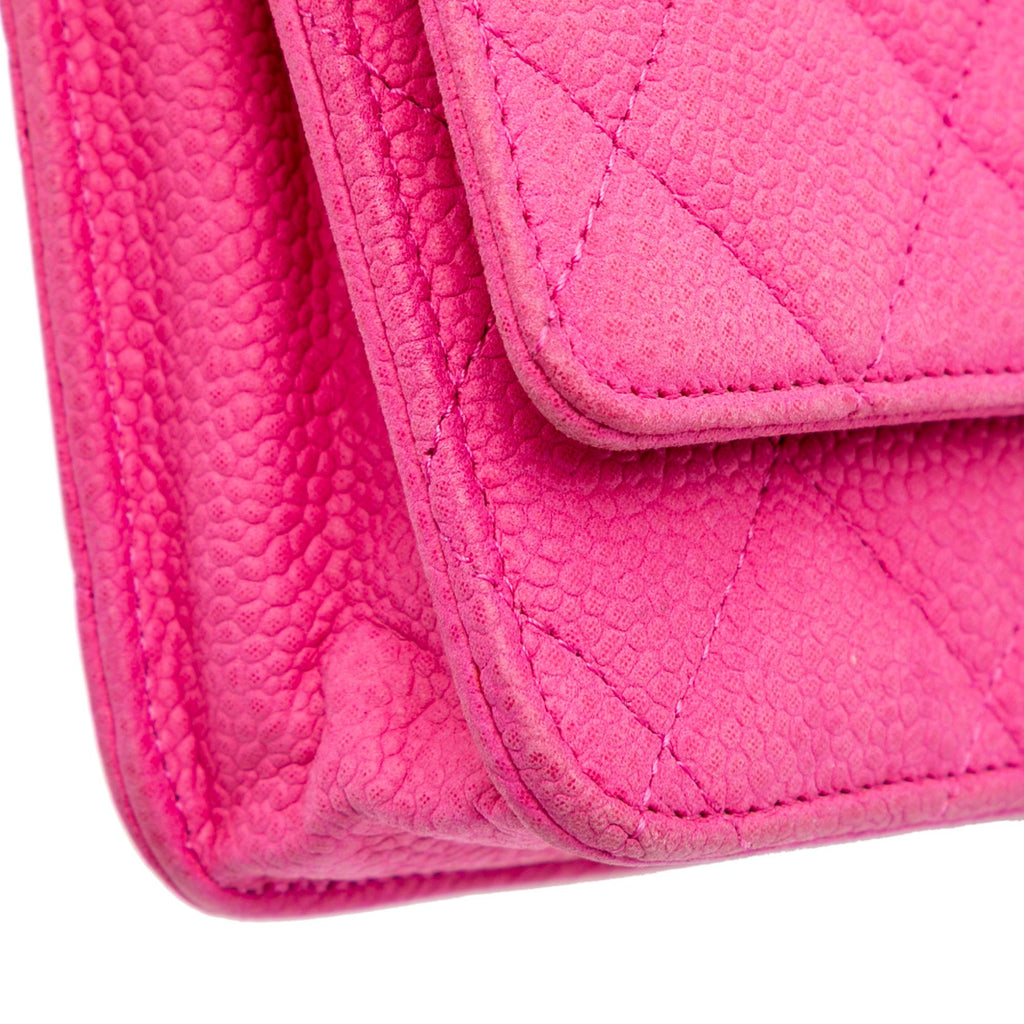 Chanel CC Caviar Wallet on Chain