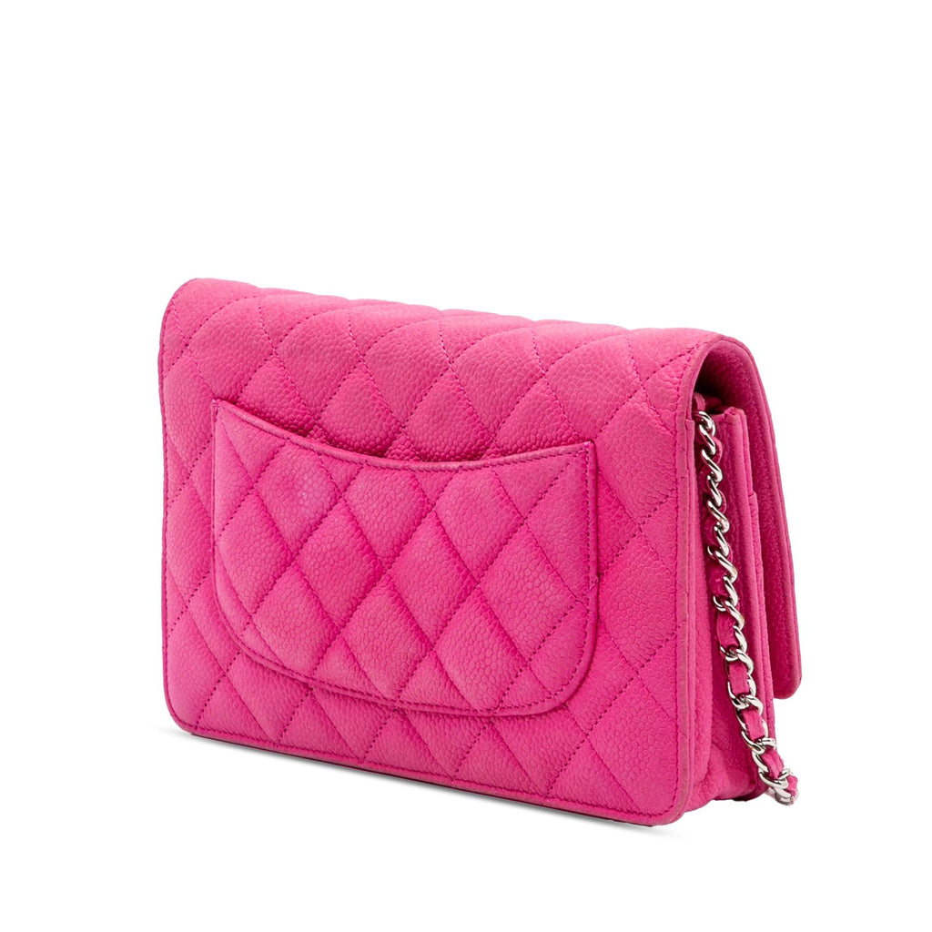 Chanel CC Caviar Wallet on Chain