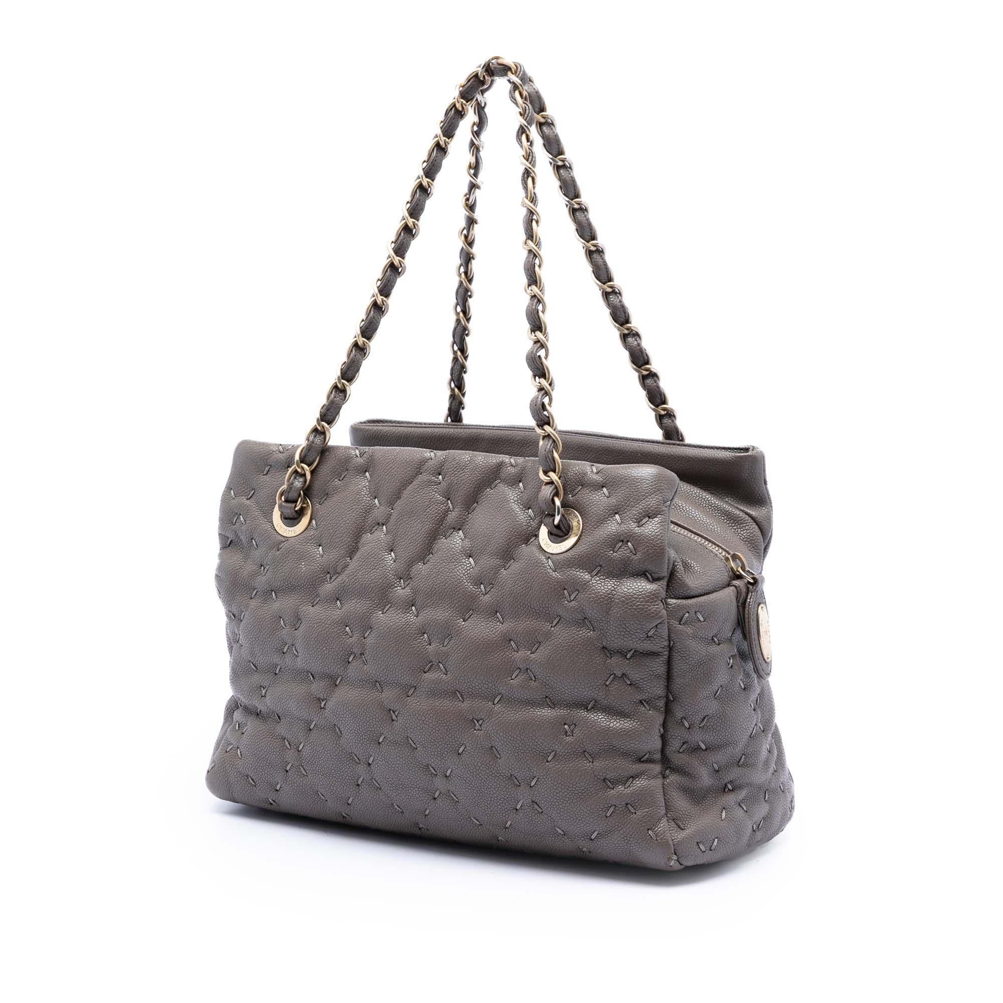 Chanel CC Caviar Wild Stitch Tote