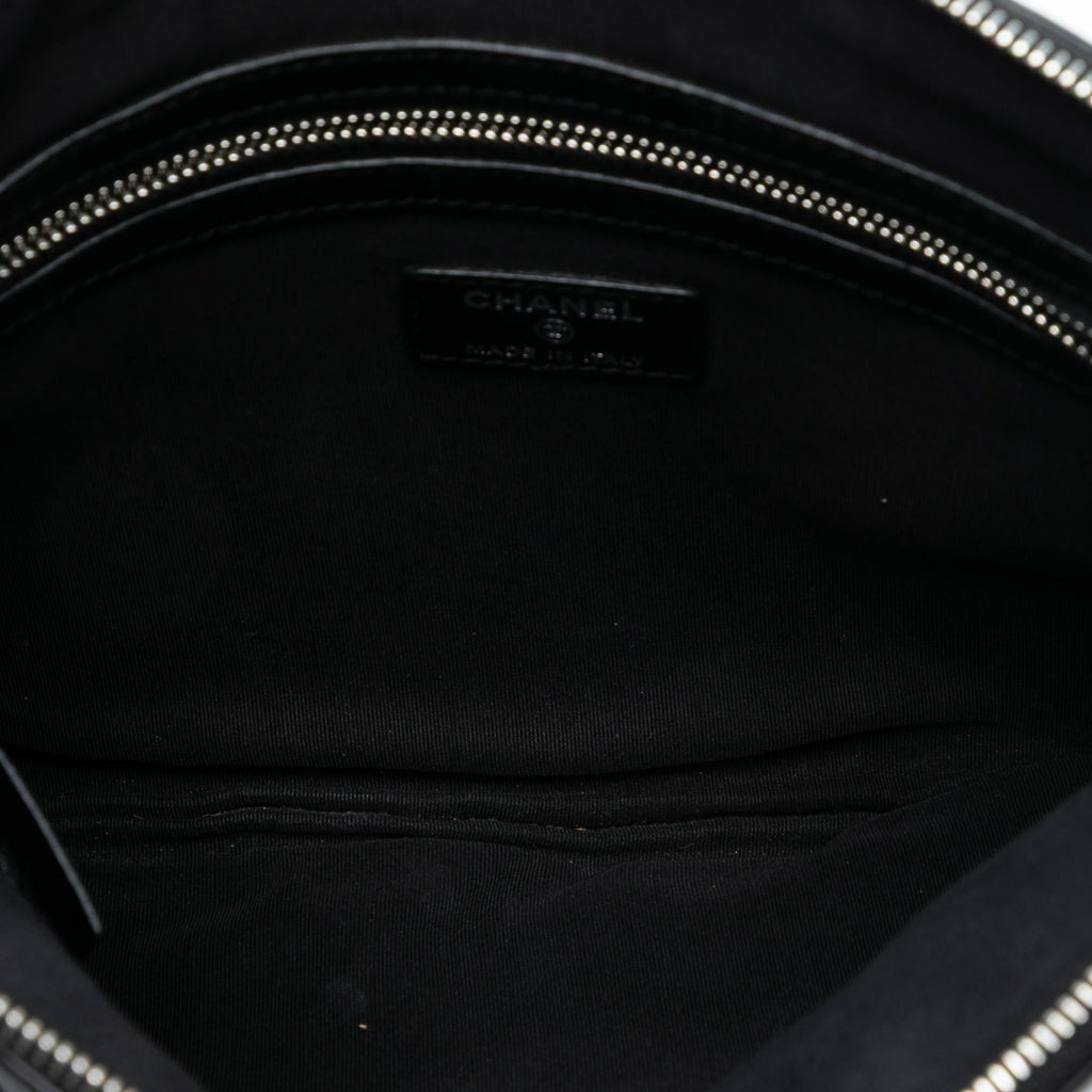Chanel CC Chevron Calfskin Clutch