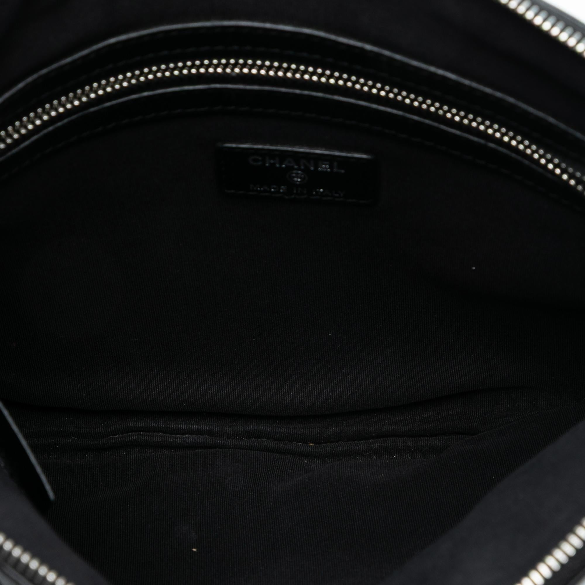 Chanel CC Chevron Calfskin Clutch