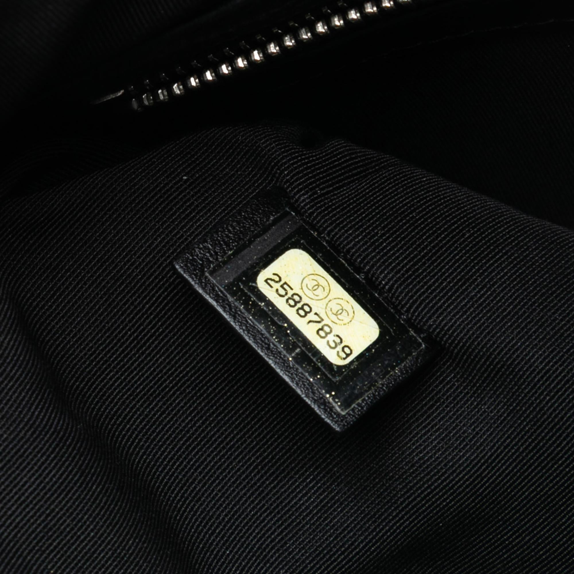 Chanel CC Chevron Calfskin Clutch