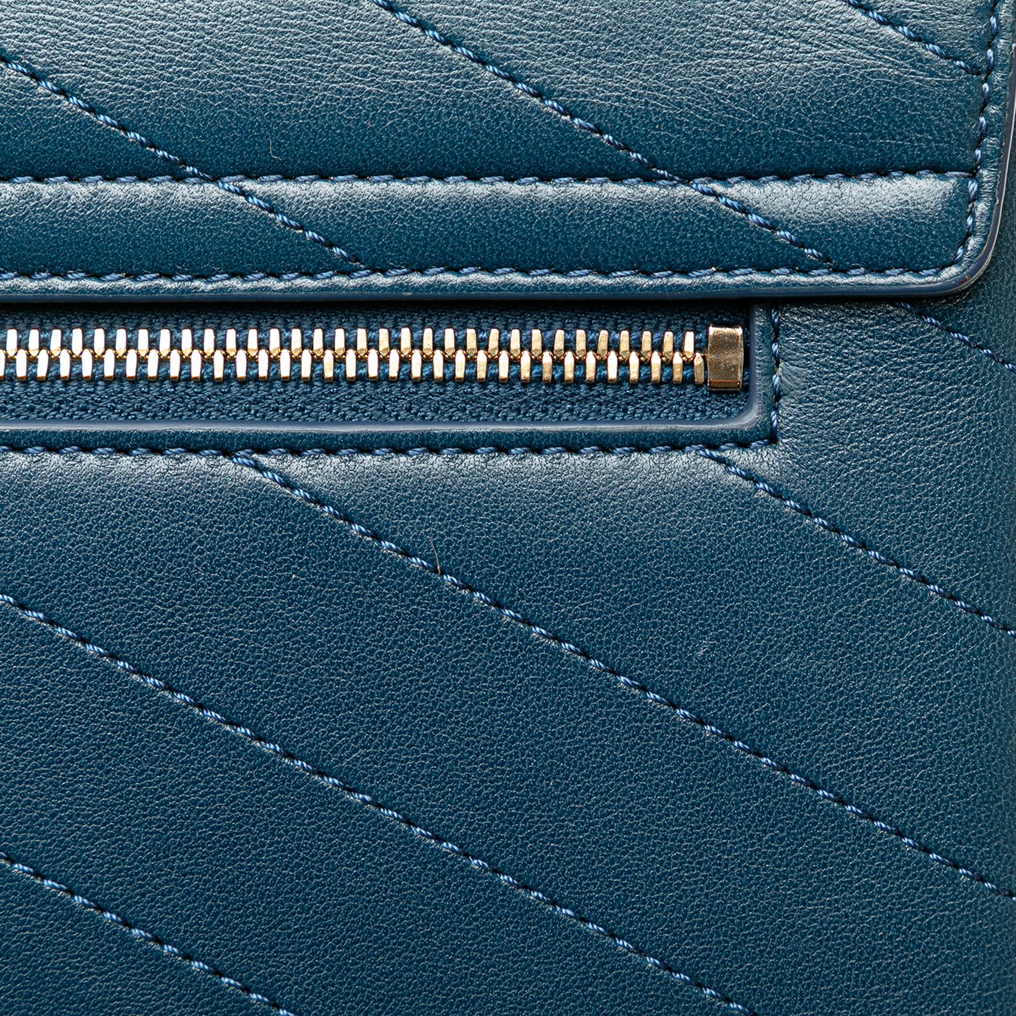 Chanel CC Chevron Calfskin Envelope Clutch (SHG-Nah7n1)