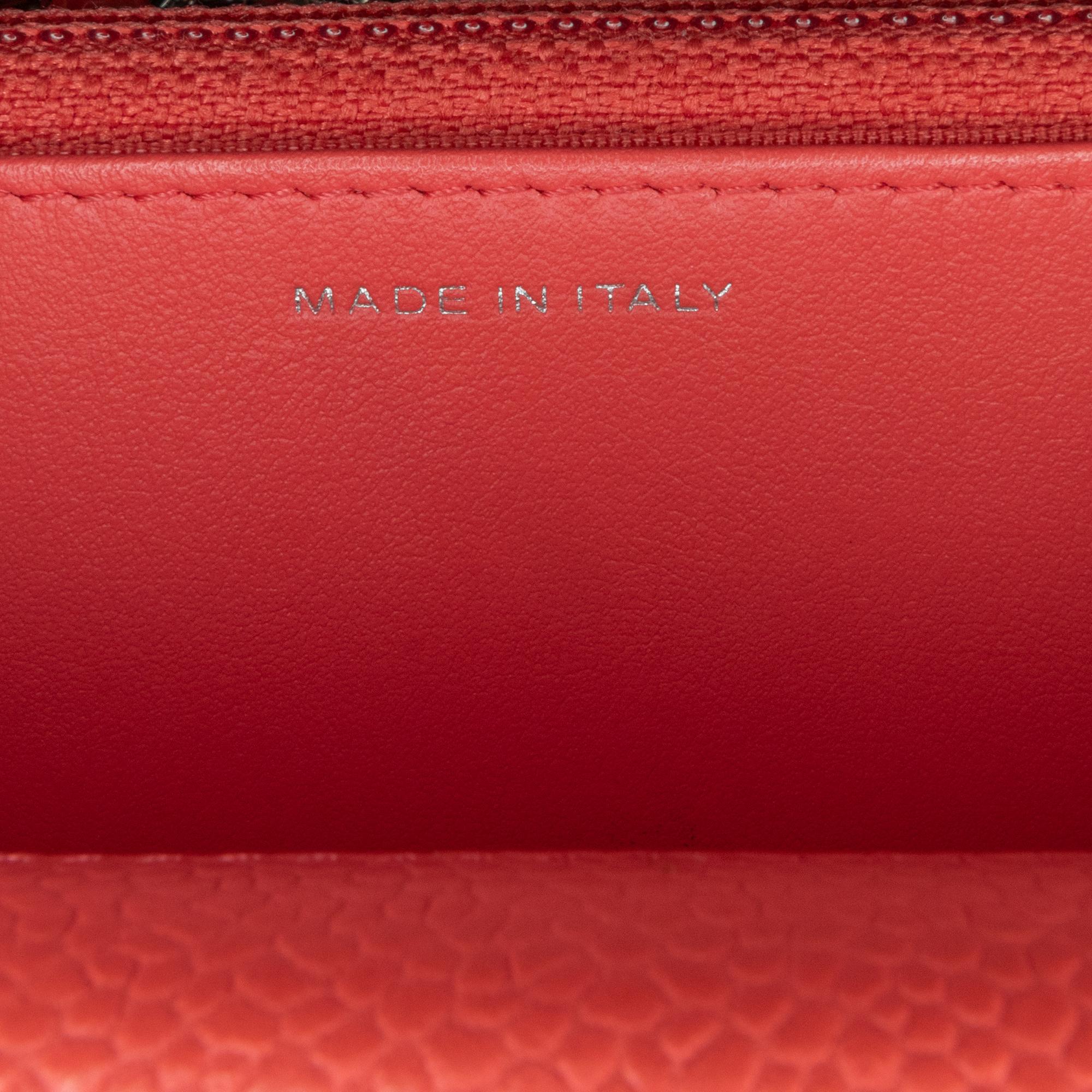 Chanel CC Chevron Caviar Wallet On Chain (SHG-Z8eO2B)