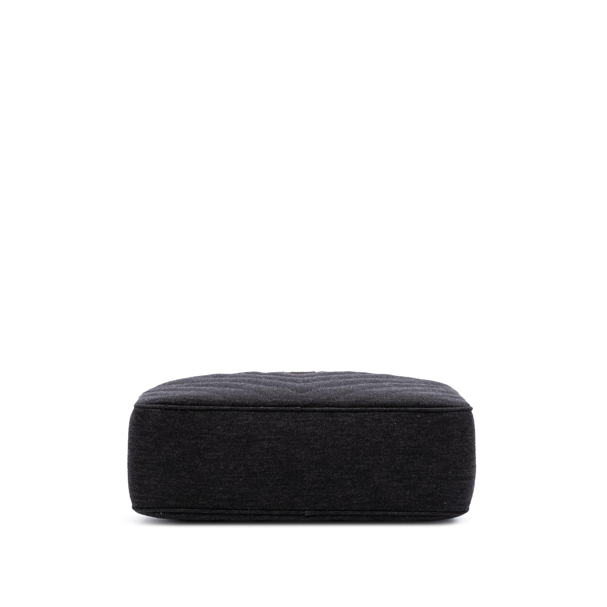 Chanel CC Chevron Jersey Camera Bag